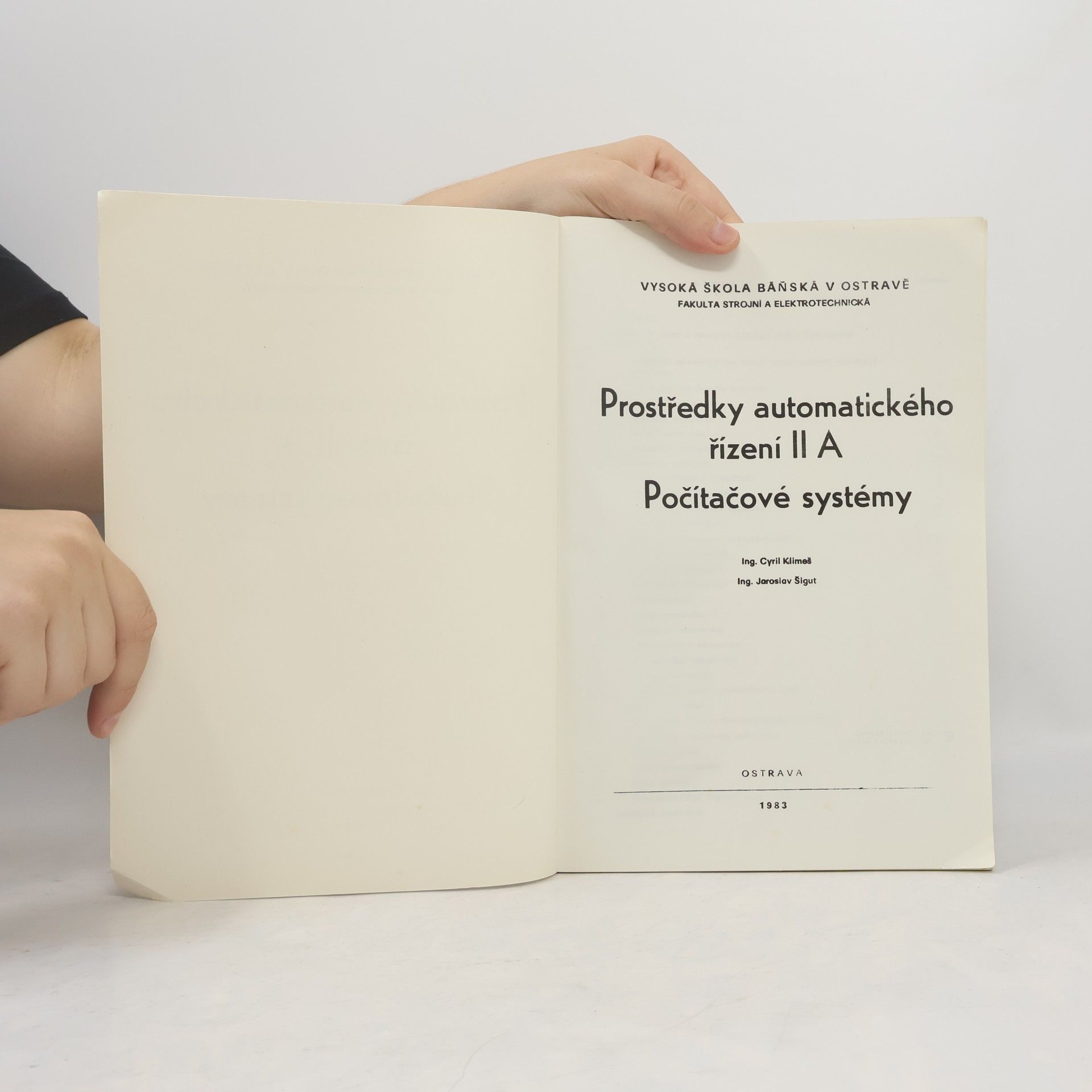 Cyril Klimeš Prostředky automatického řízení II A. Počítačové systémy