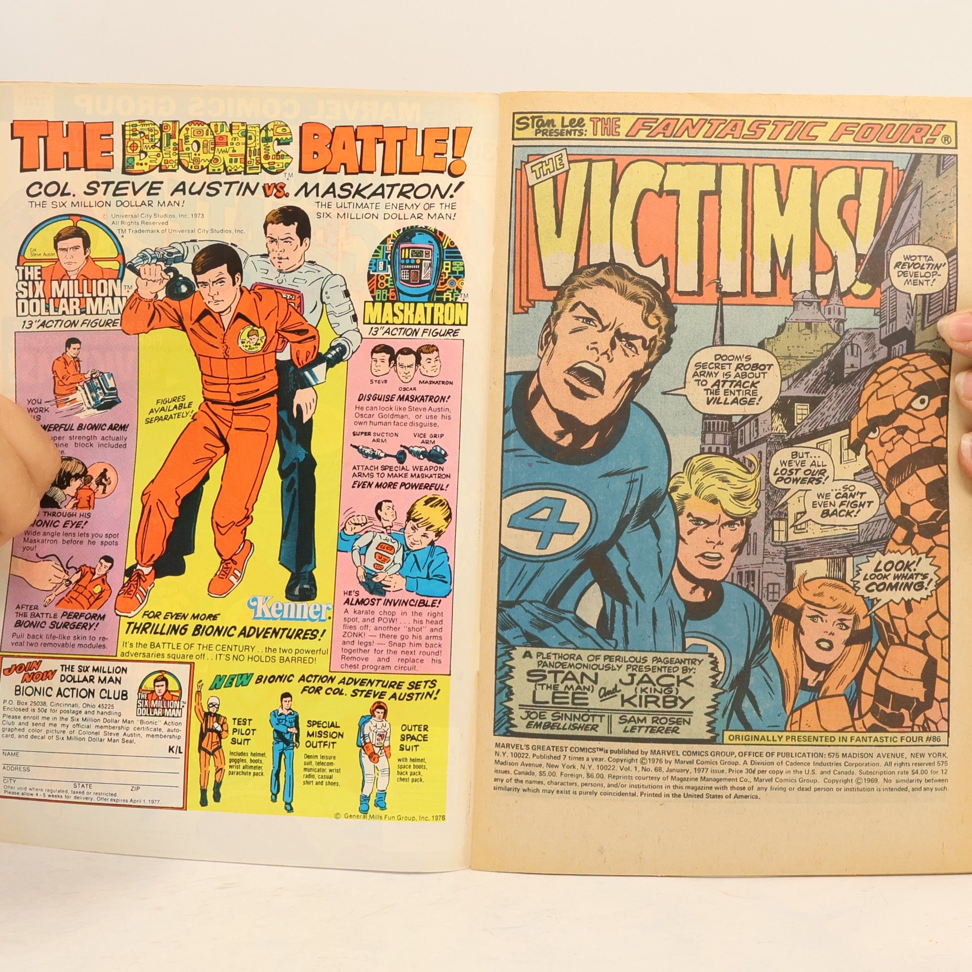 Kolektív autorov Marvel's Greatest Comics 68.