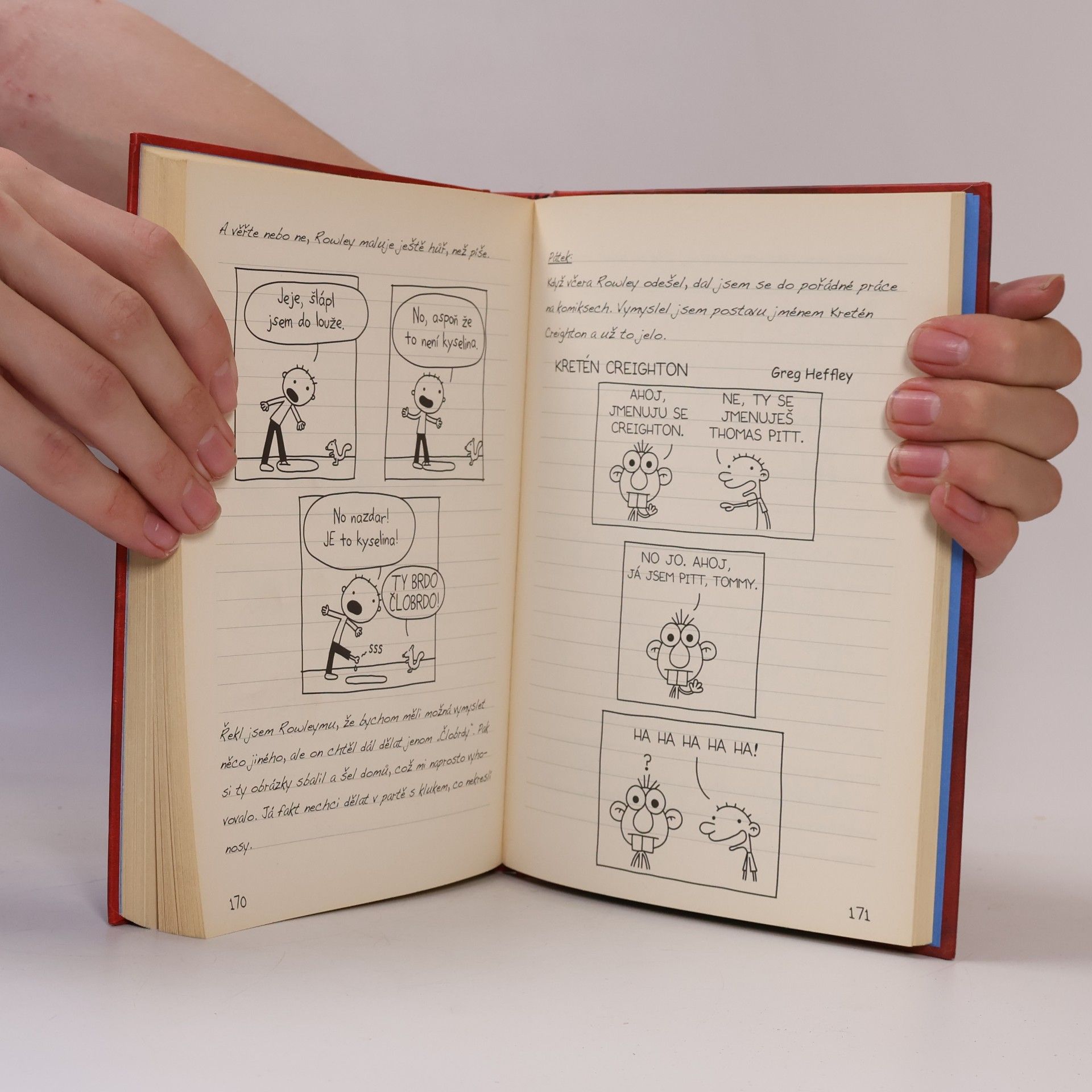 Jeff Kinney Deník malého poseroutky 1