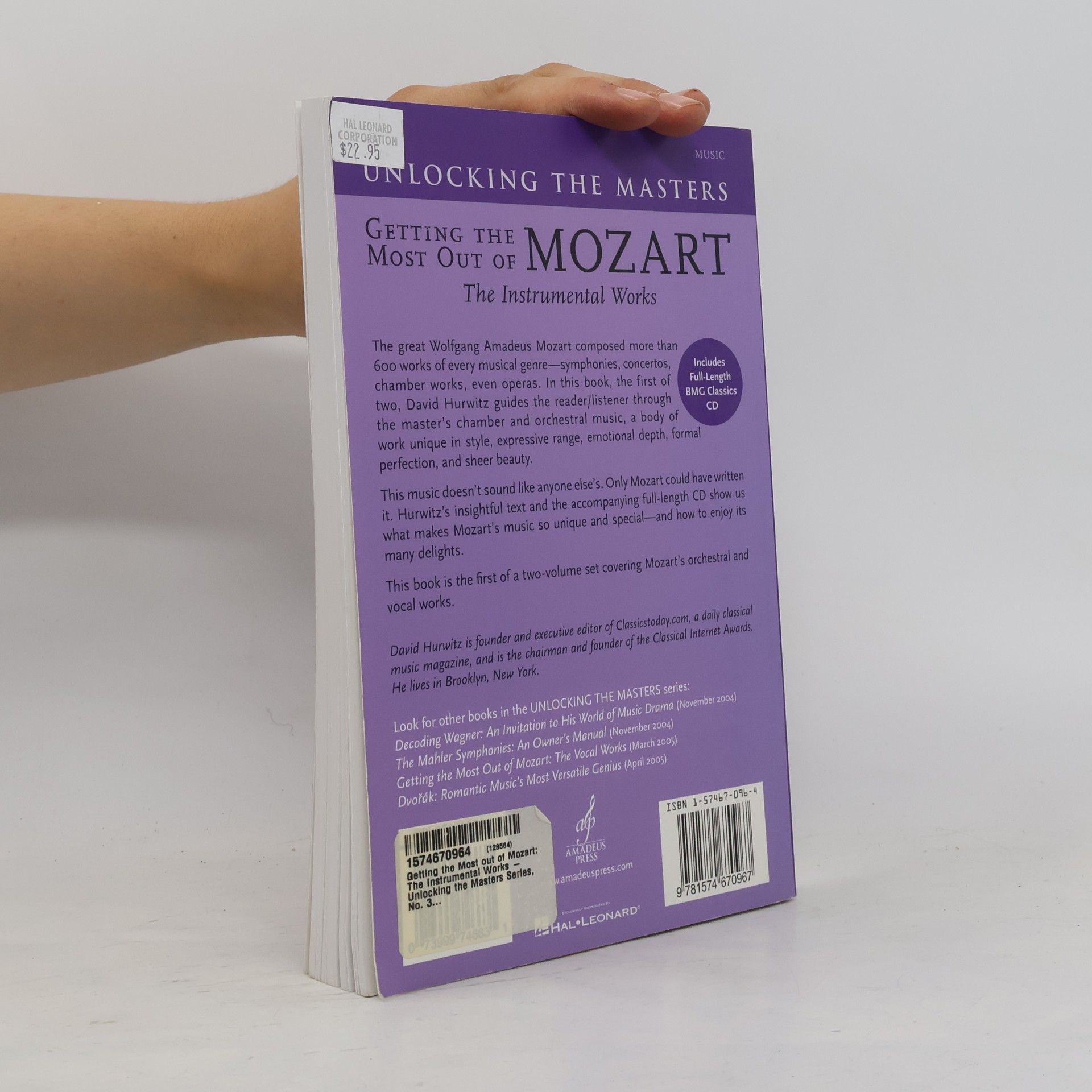 David Hurwitz Unlocking the Masters - 3: Getting the Most Out of Mozart