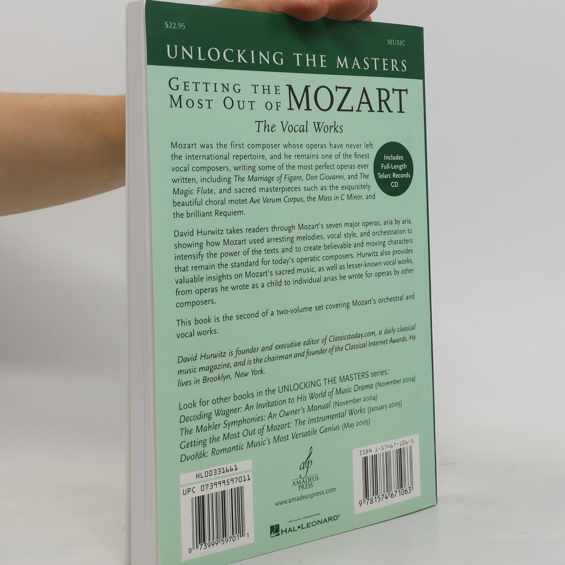 David Hurwitz Unlocking the Masters - 4: Getting the Most Out of Mozart