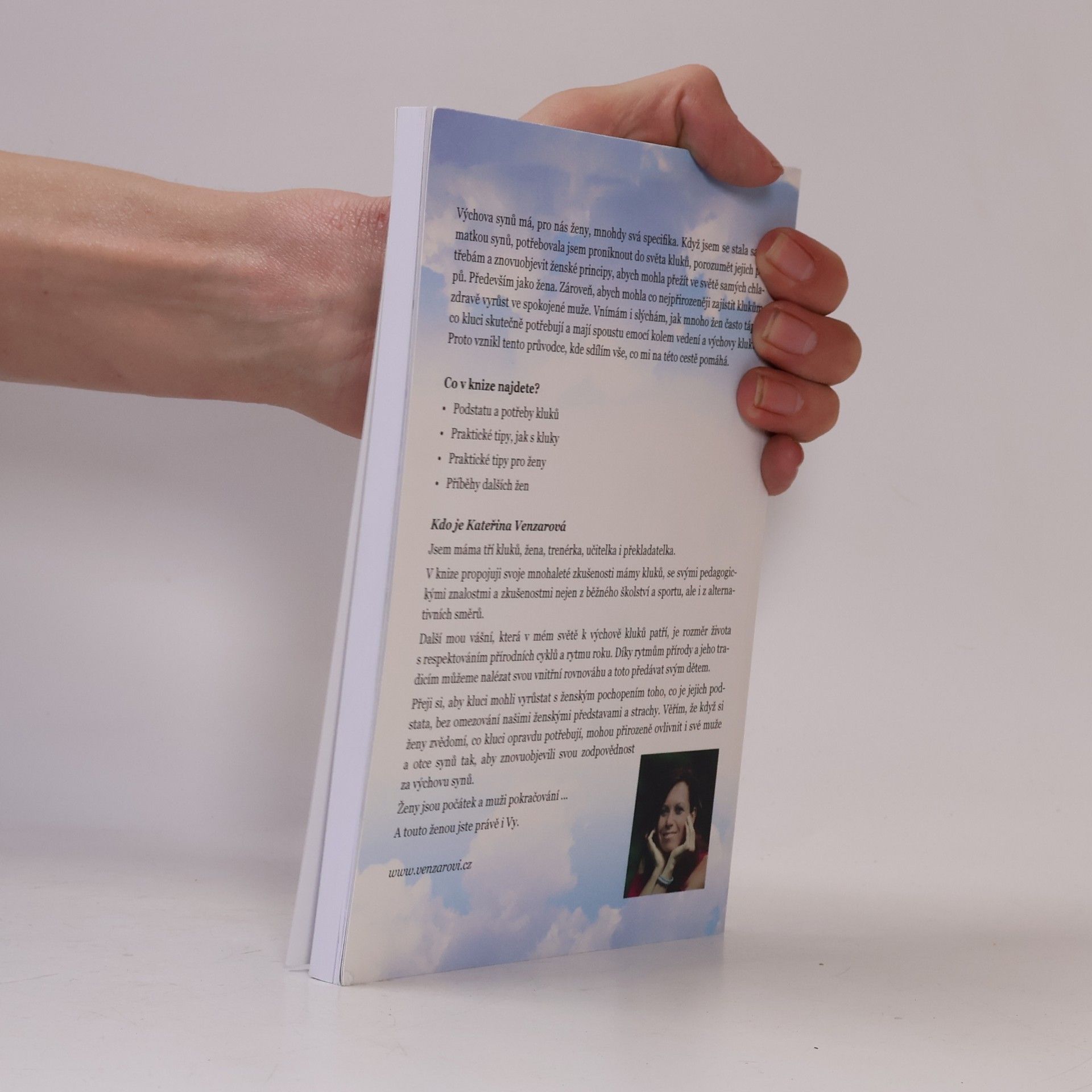 Kateřina Venzarová Mámou ve světě kluků