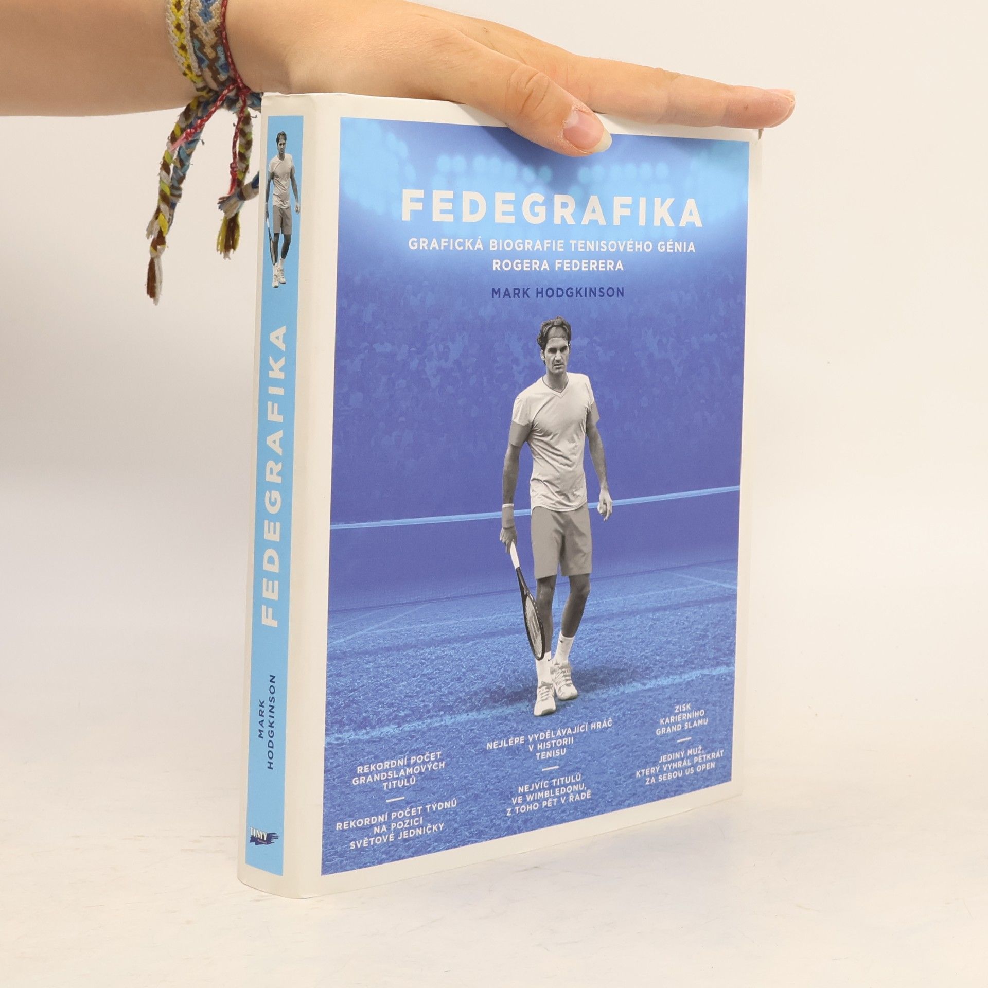 Mark Hodgkinson Fedegrafika : grafická biografie tenisového génia Rogera Federera