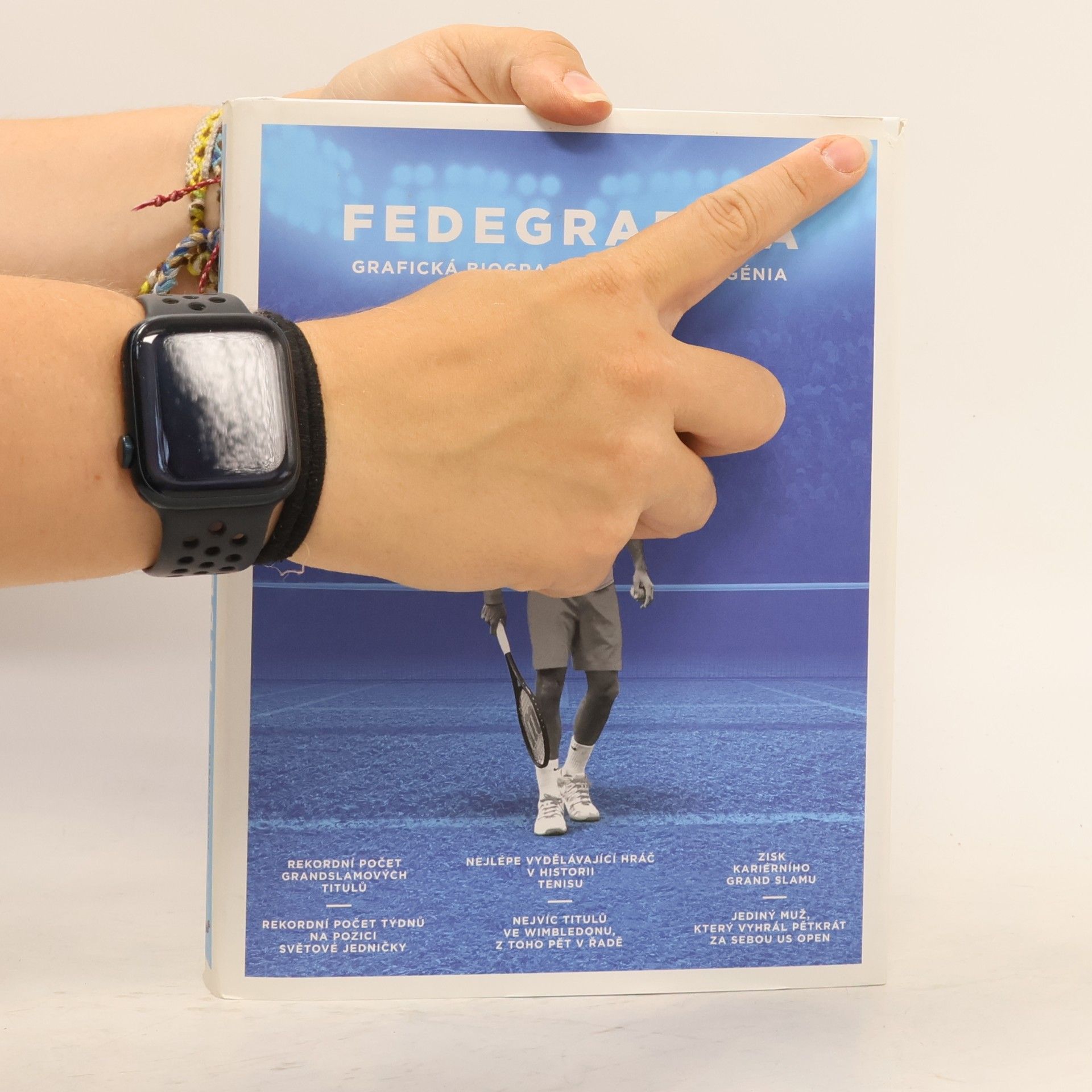 Mark Hodgkinson Fedegrafika : grafická biografie tenisového génia Rogera Federera