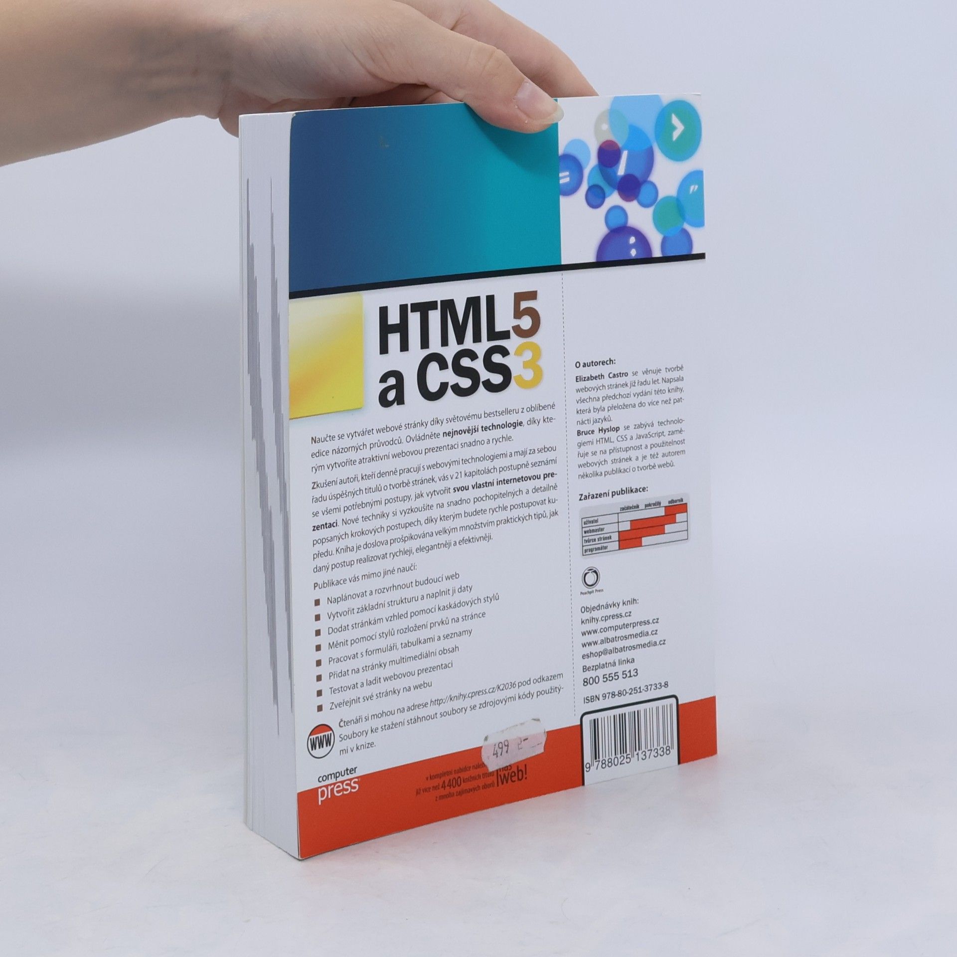 Elizabeth Castro HTML5 a CSS3 : názorný průvodce tvorbou WWW stránek