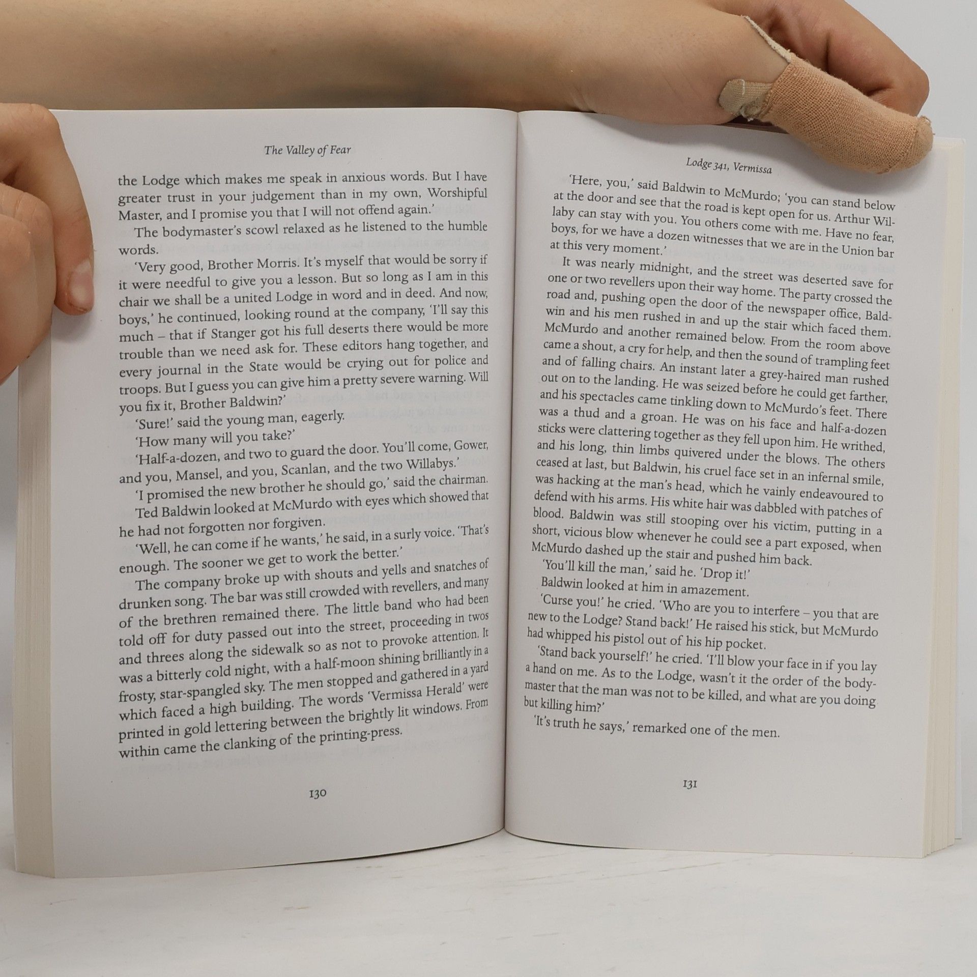 Arthur Conan Doyle The Valley of Fear. Das Tal der Angst, englische Ausgabe