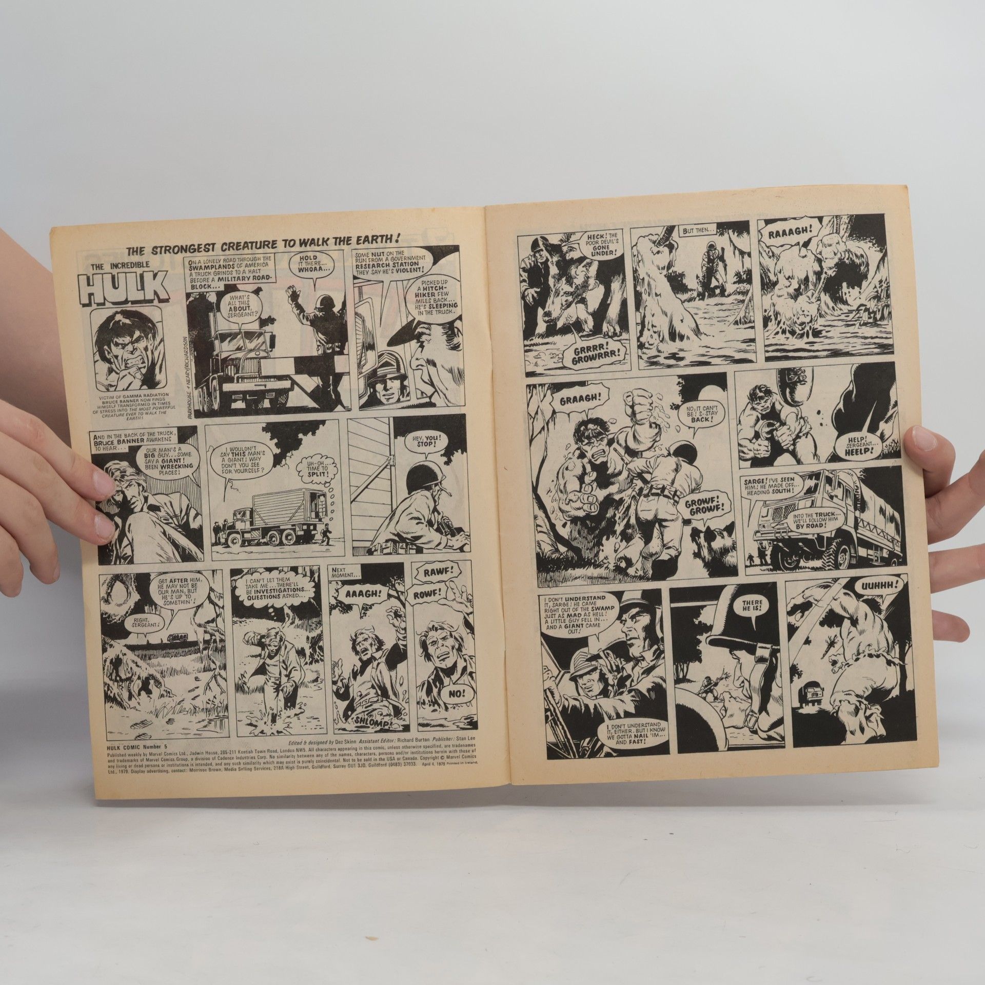 Kolektív autorov Hulk Comic 5, 4/1979