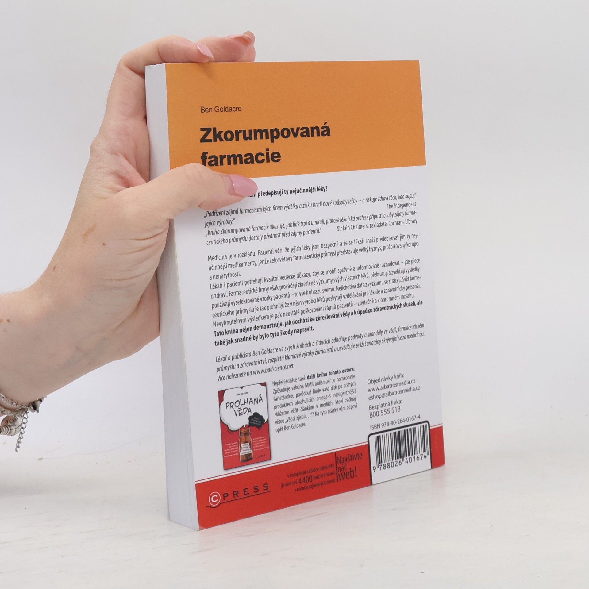 Ben Goldacre Zkorumpovaná farmacie