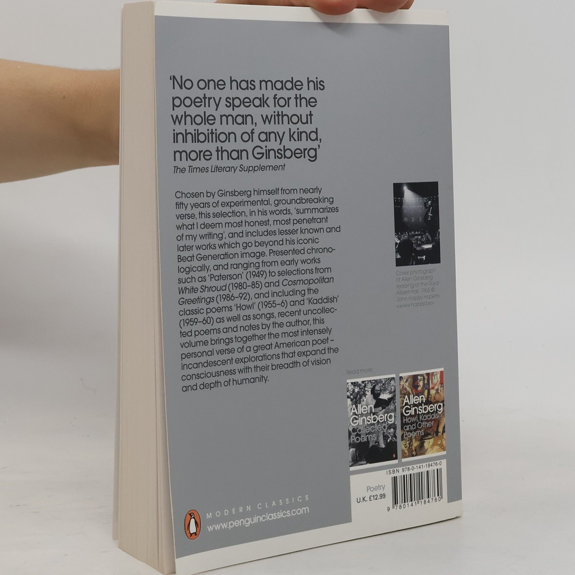 Allen Ginsberg Selected poems 1947-1995