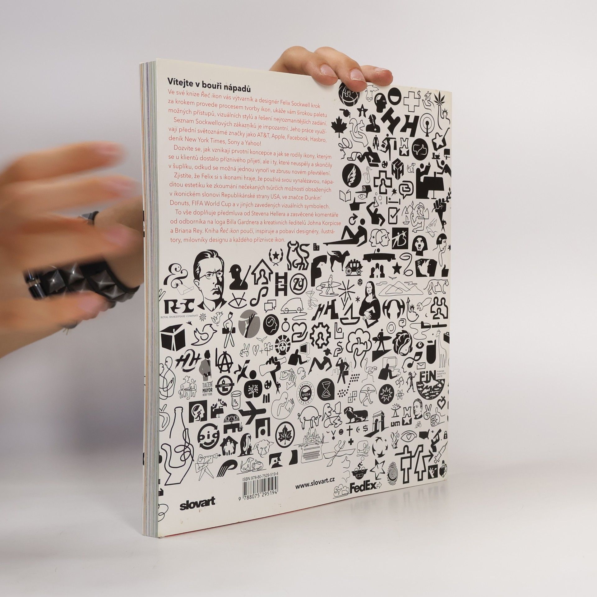 Felix Sockwell Řeč ikon : design a tvorba účinných vizuálních symbolů
