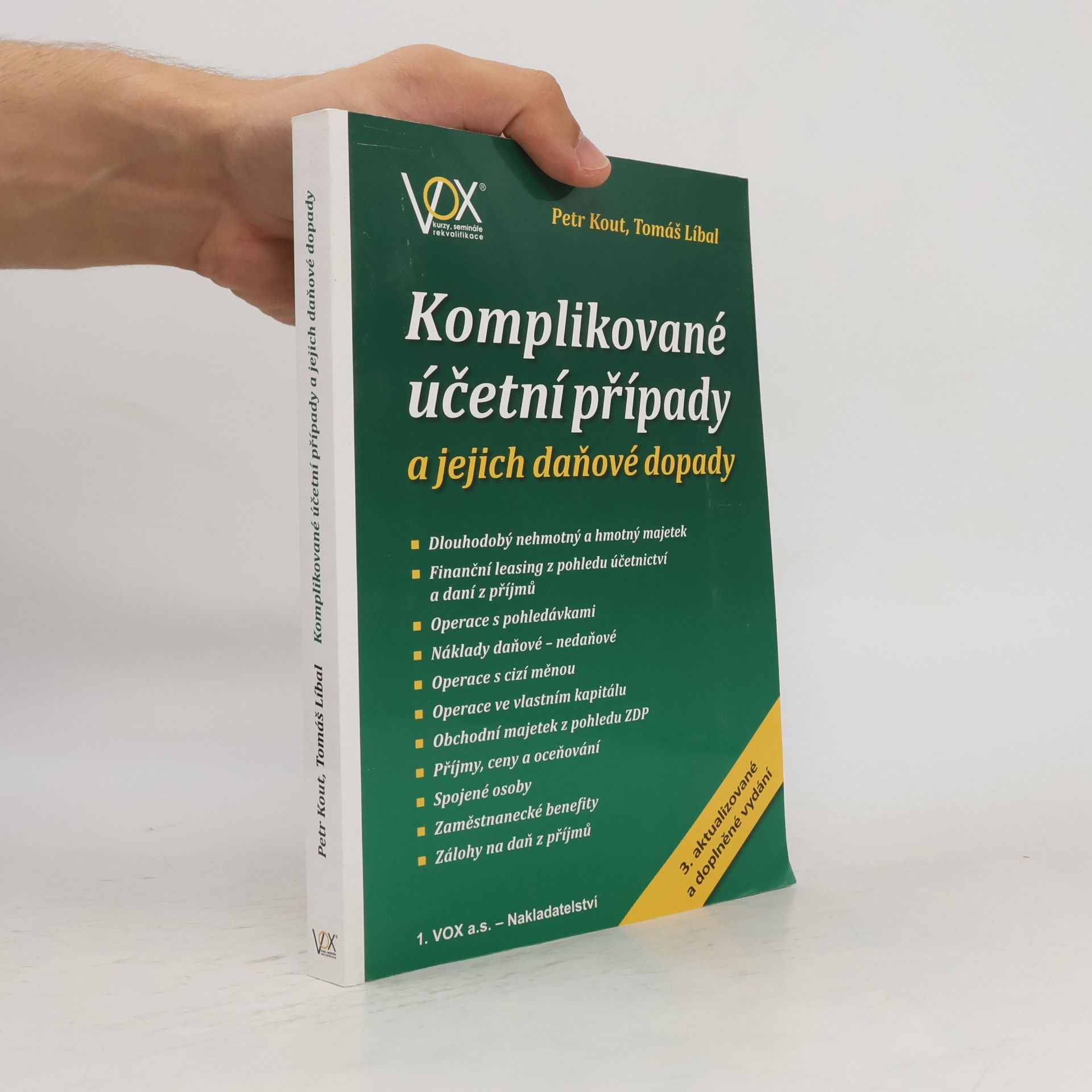 Petr Kout Komplikované účetní případy a jejich daňové dopady