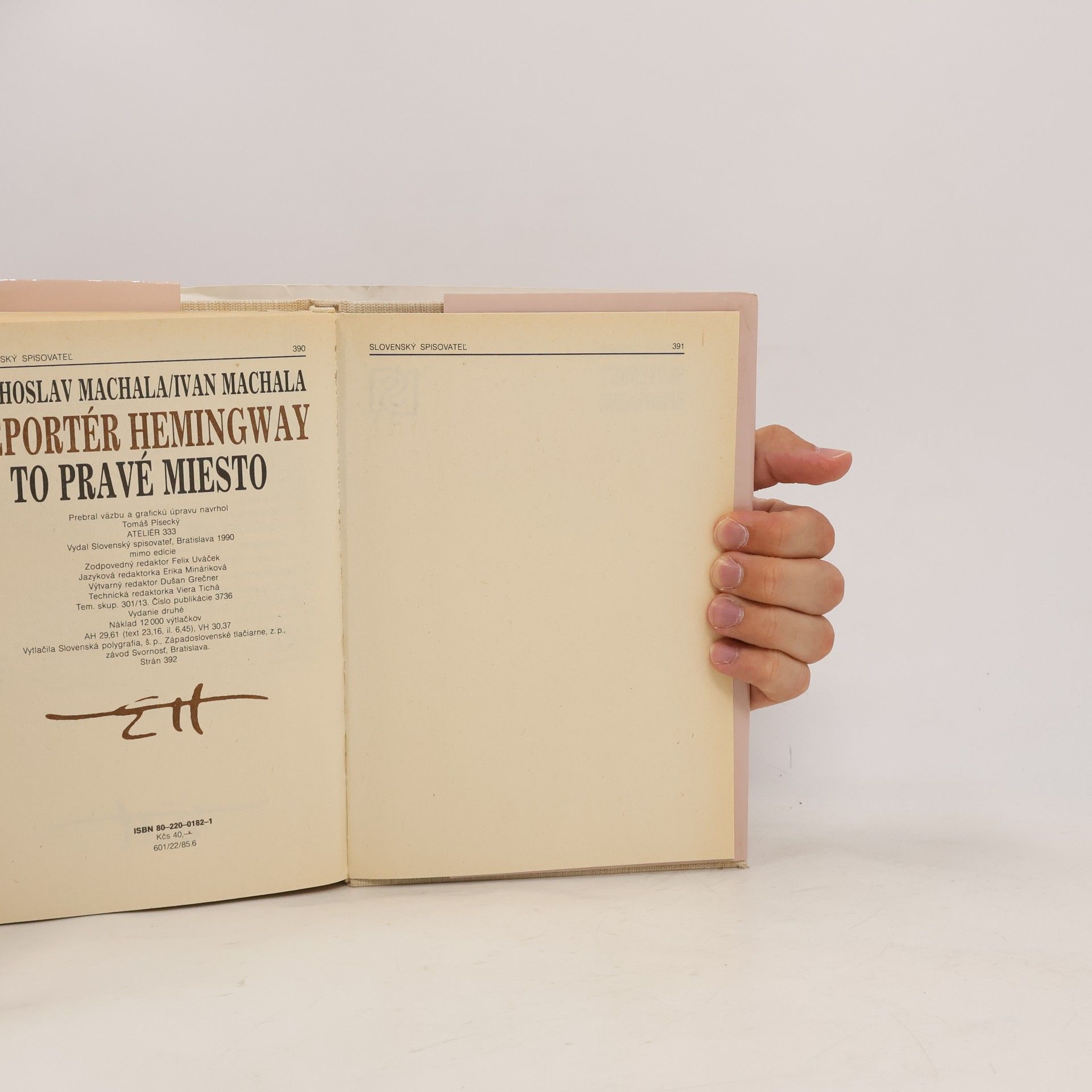 Ivan Machala Reportér Hemingway