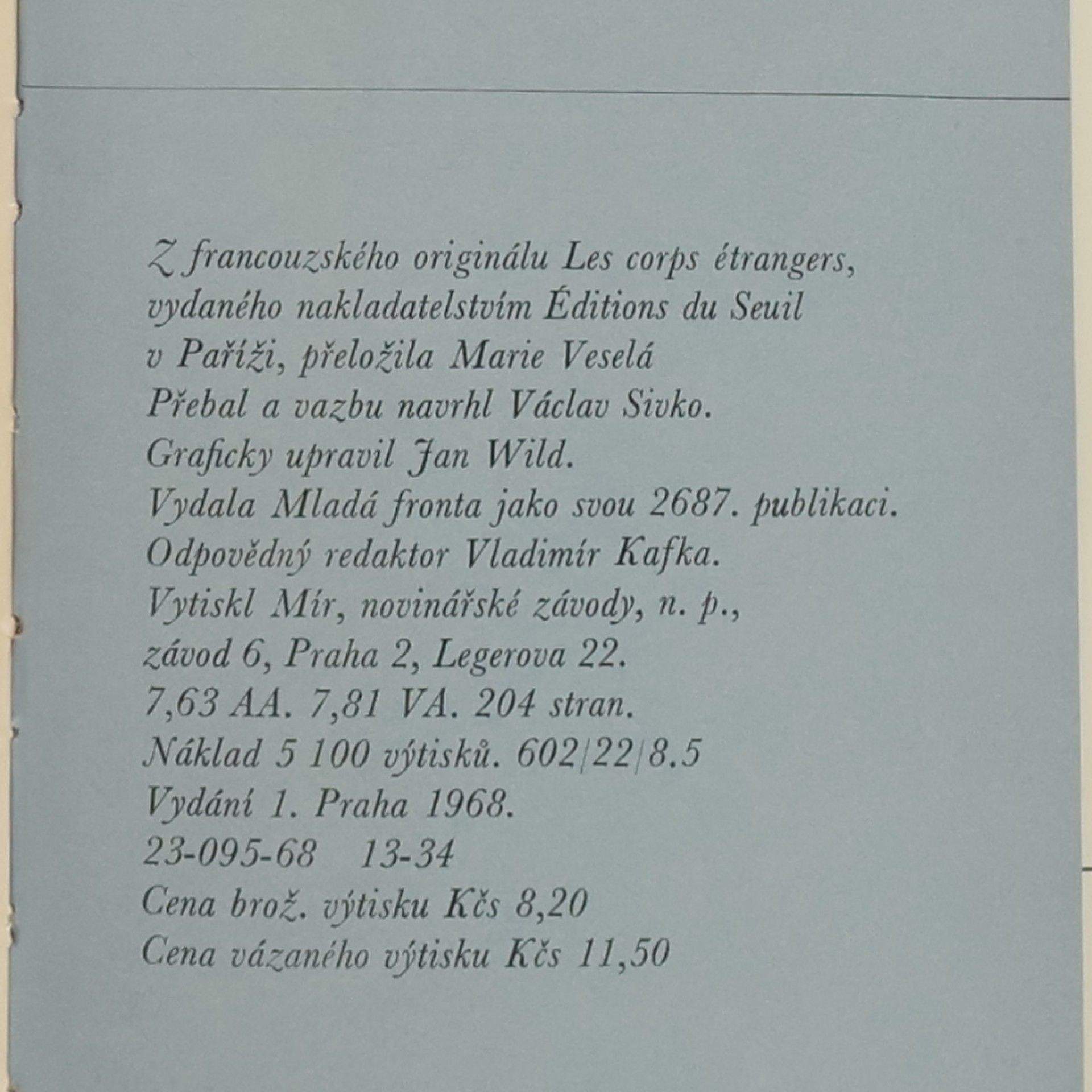 Jean Cayrol Cizí tělesa