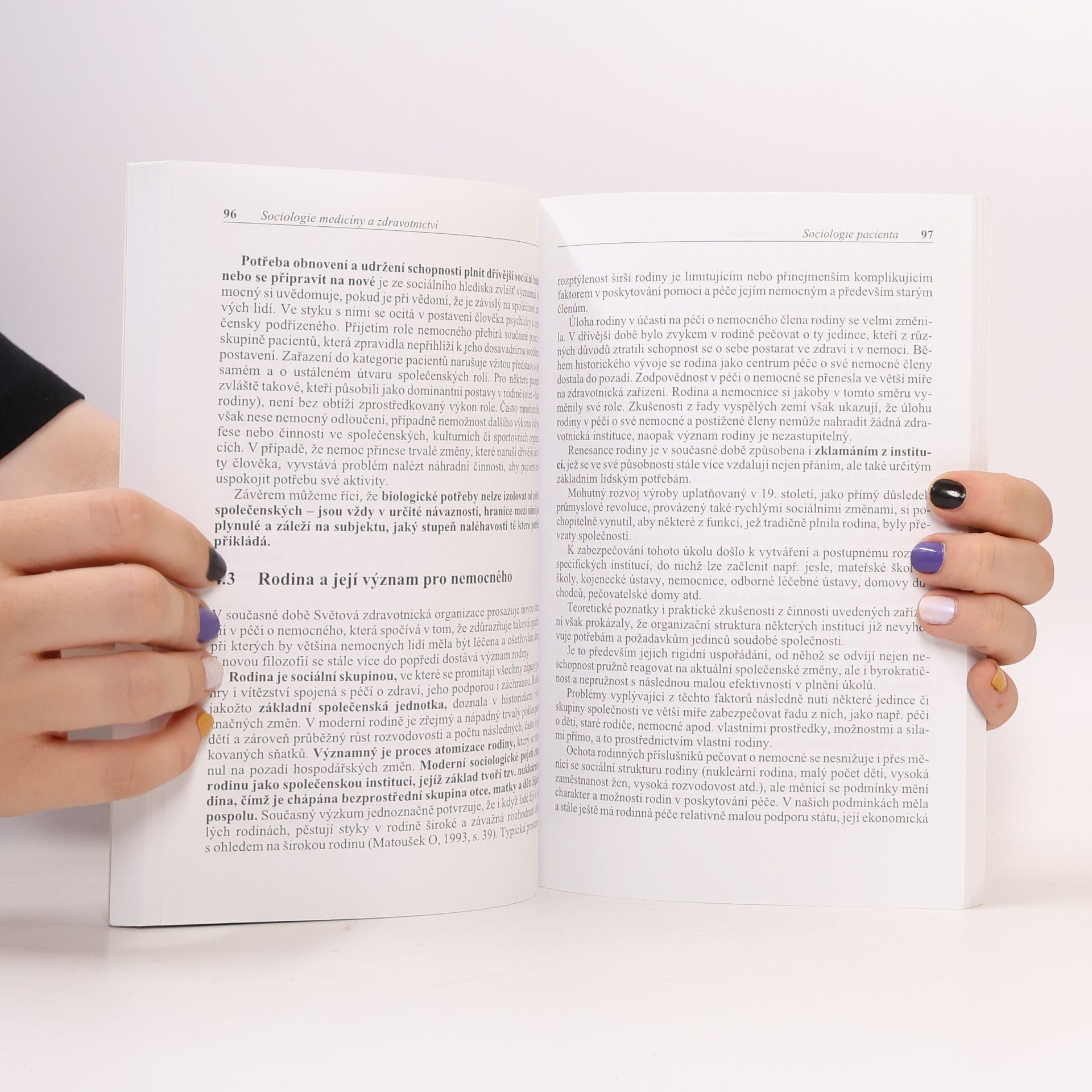 Sylva Bártlová Sociologie medicíny a zdravotnictví