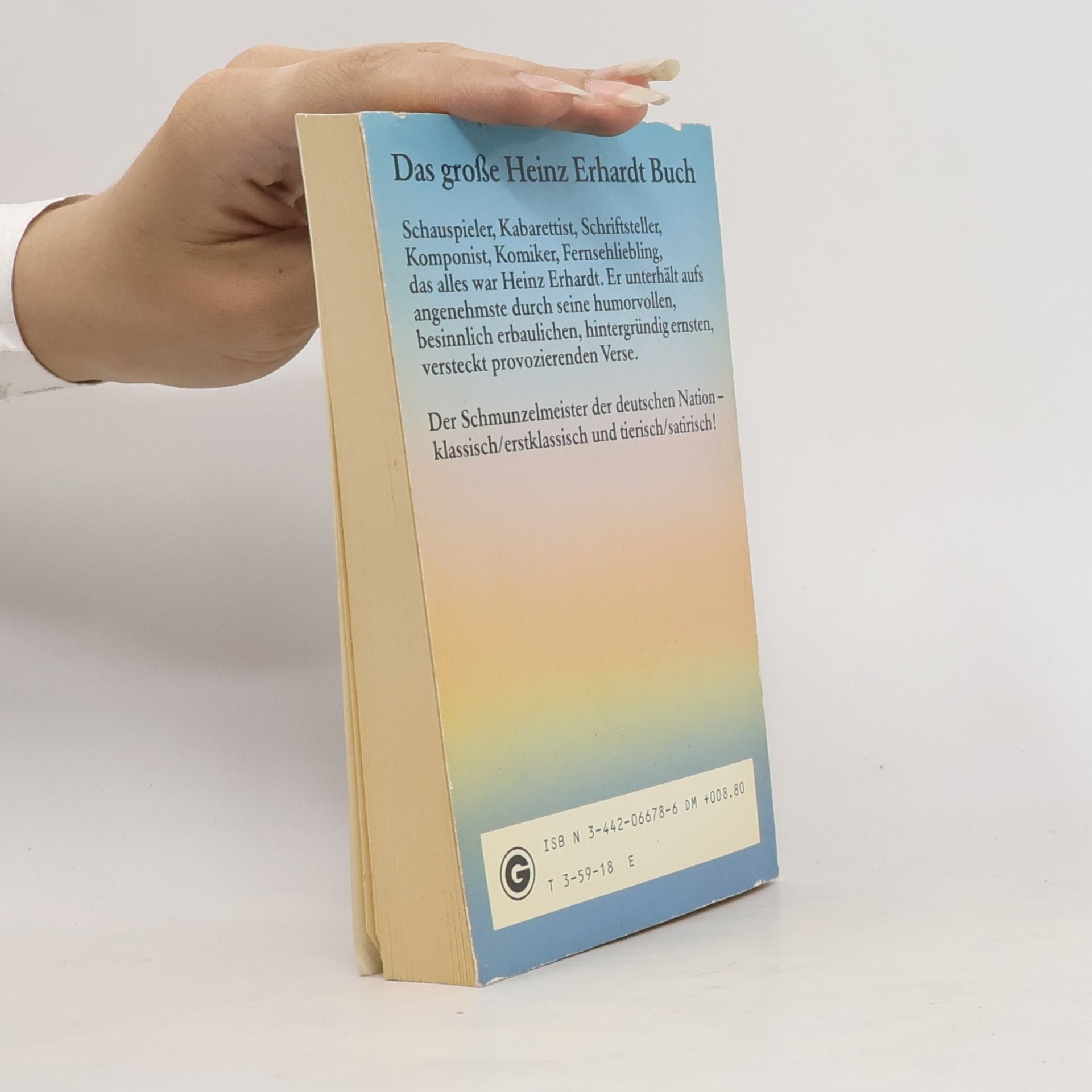 Heinz Erhardt Das große Heinz-Erhardt-Buch