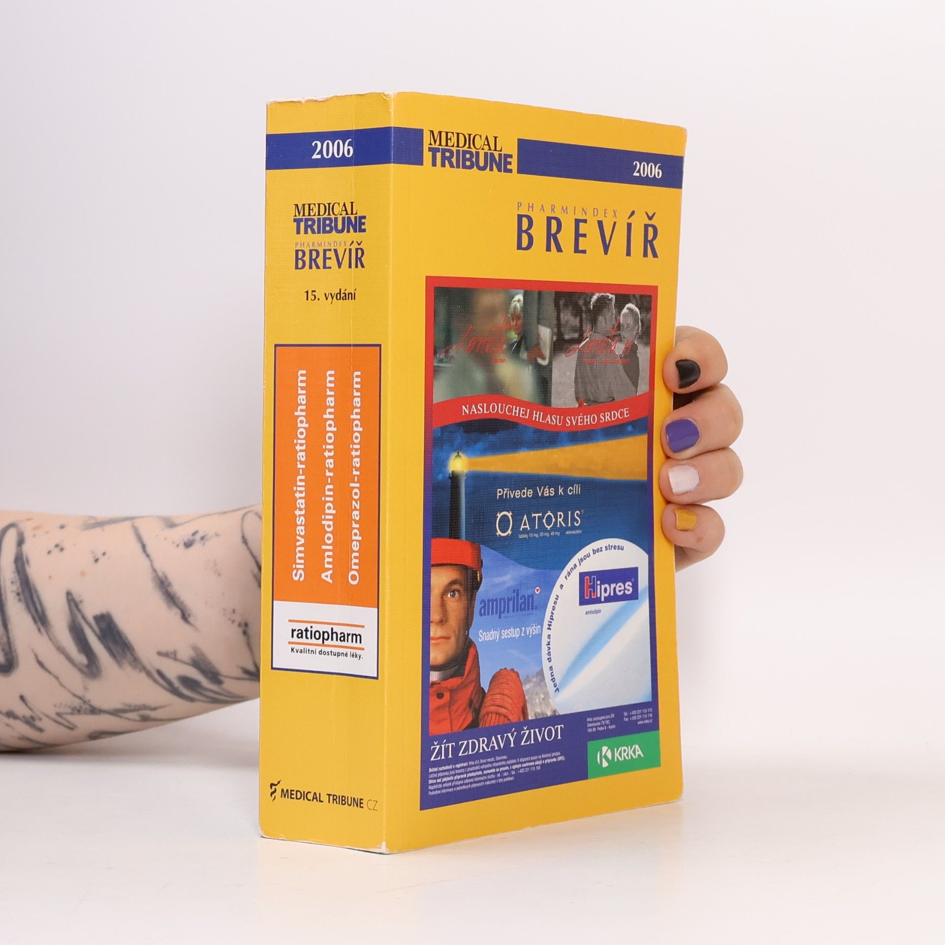 Lenka Kašparová Pharmindex Brevíř 2006. Medical Tribune