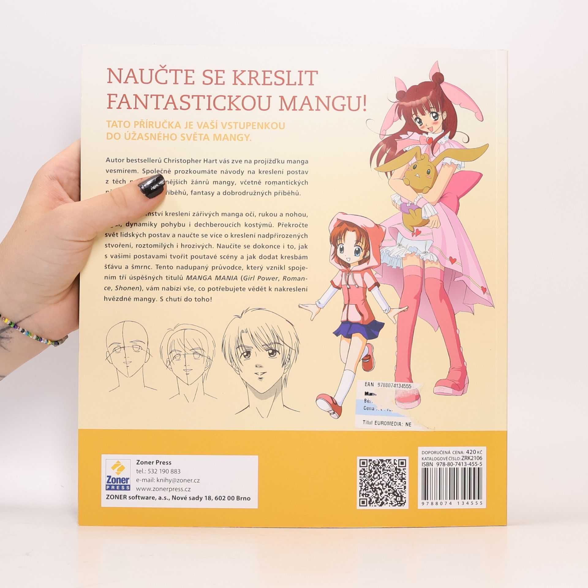 Christopher Hart Manga mánie. Velká kniha kreslení mangy