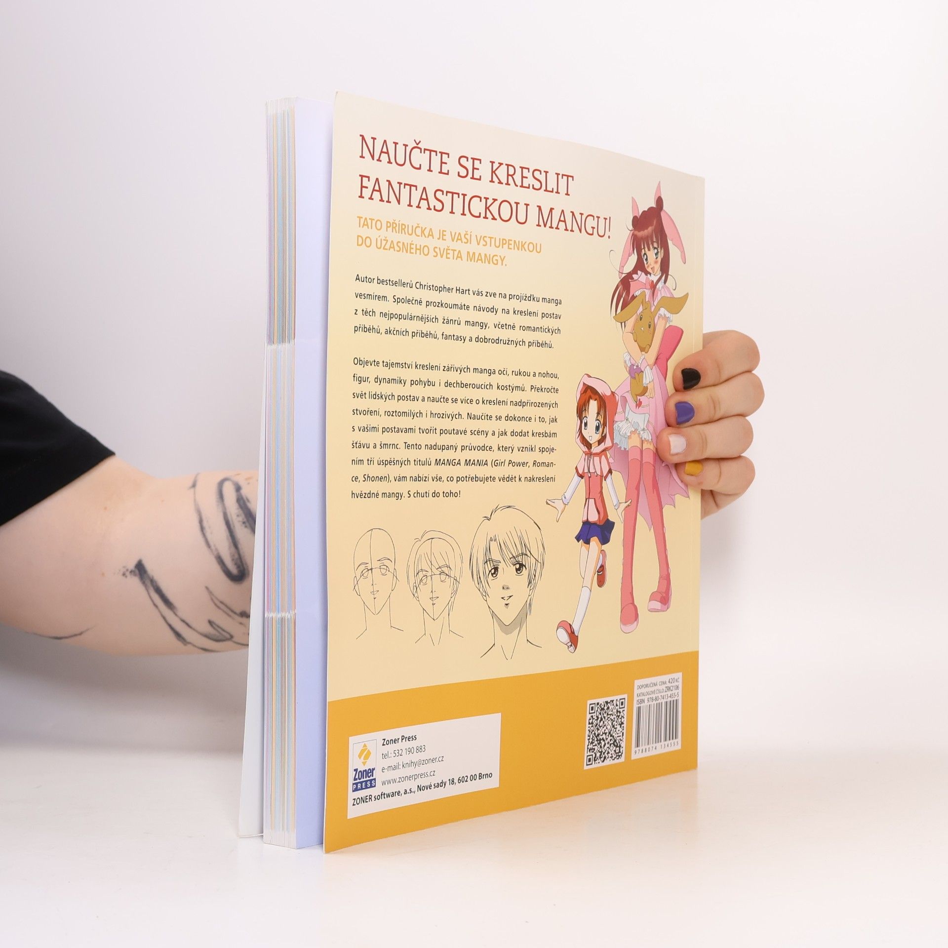 Christopher Hart Manga mánie. Velká kniha kreslení mangy
