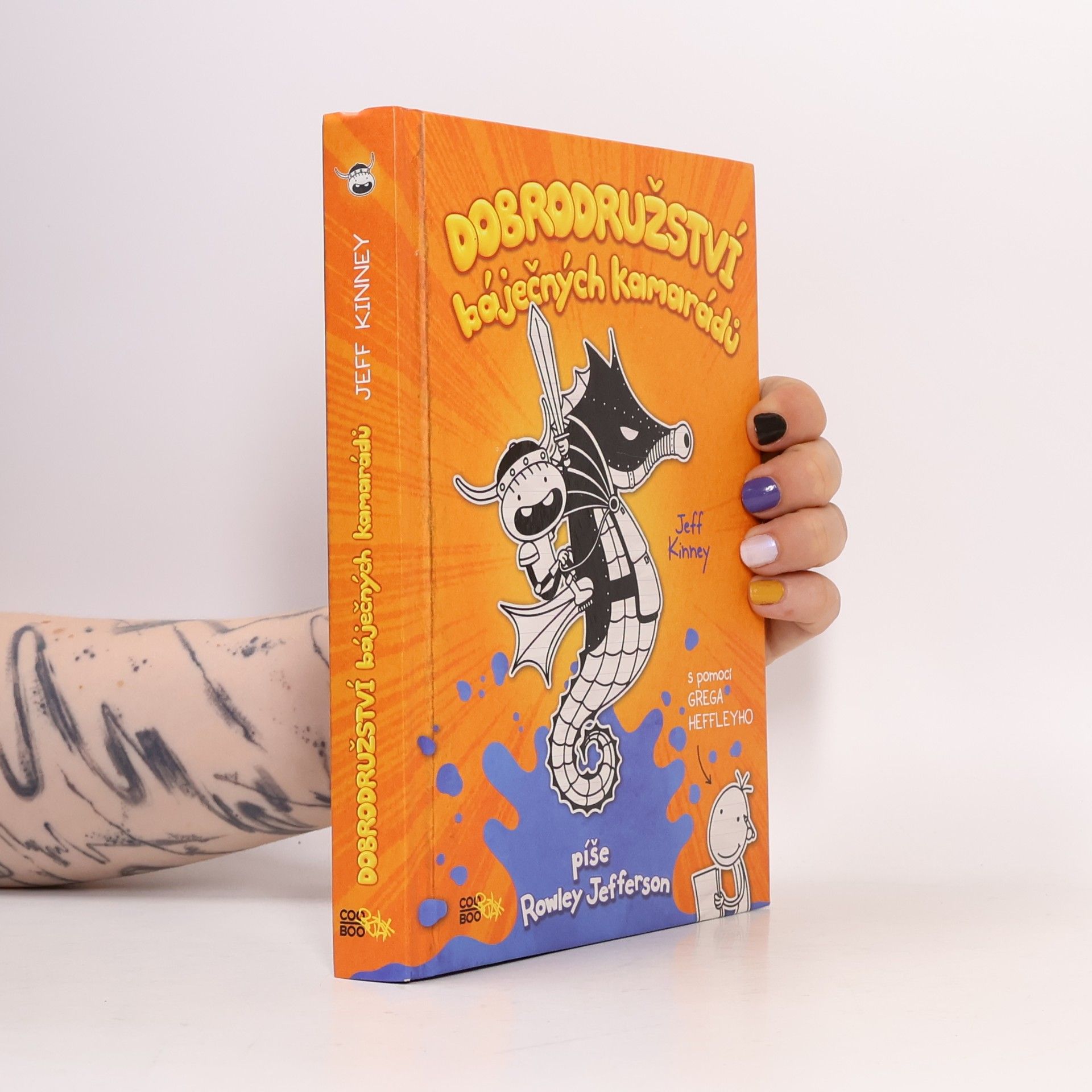 Jeff Kinney Dobrodružství báječných kamarádů. Píše Rowley Jefferson