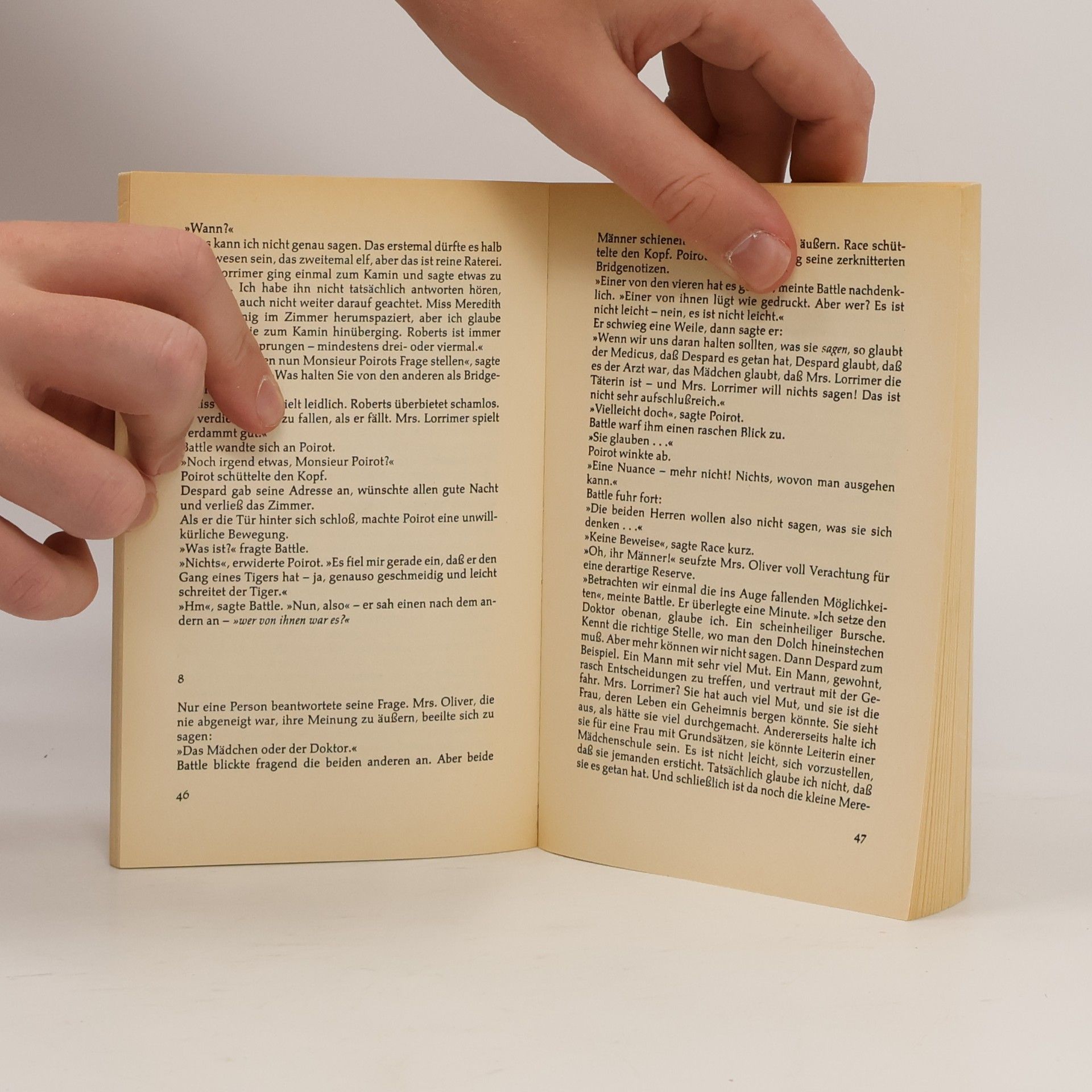 Agatha Christie Mit offenen Karten