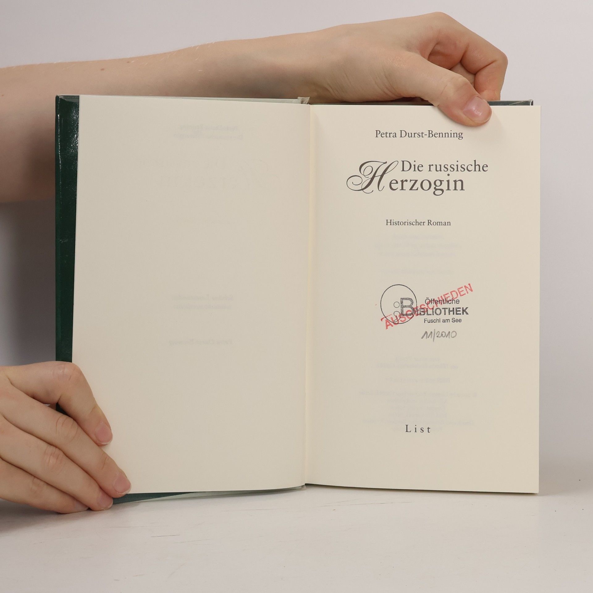 Petra Durst-Benning Die russische Herzogin