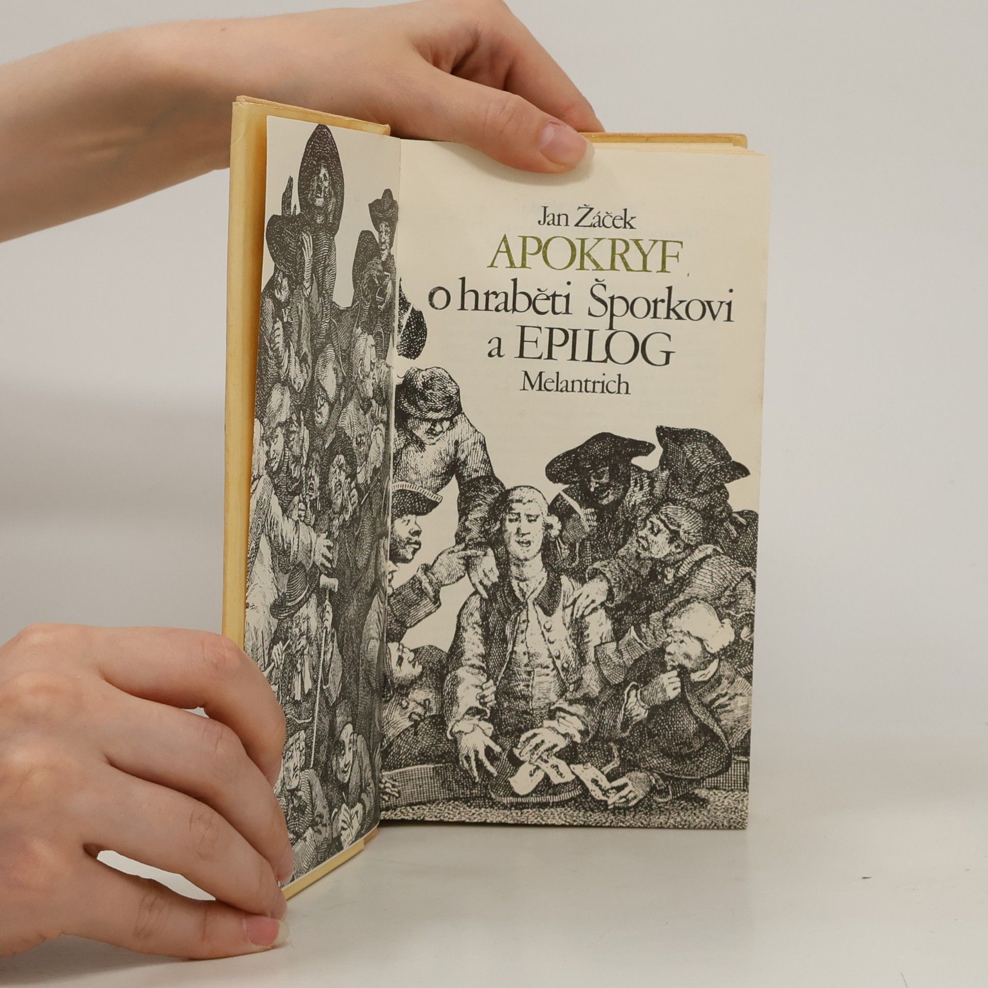 Jan Žáček Apokryf o hraběti Šporkovi a Epilog