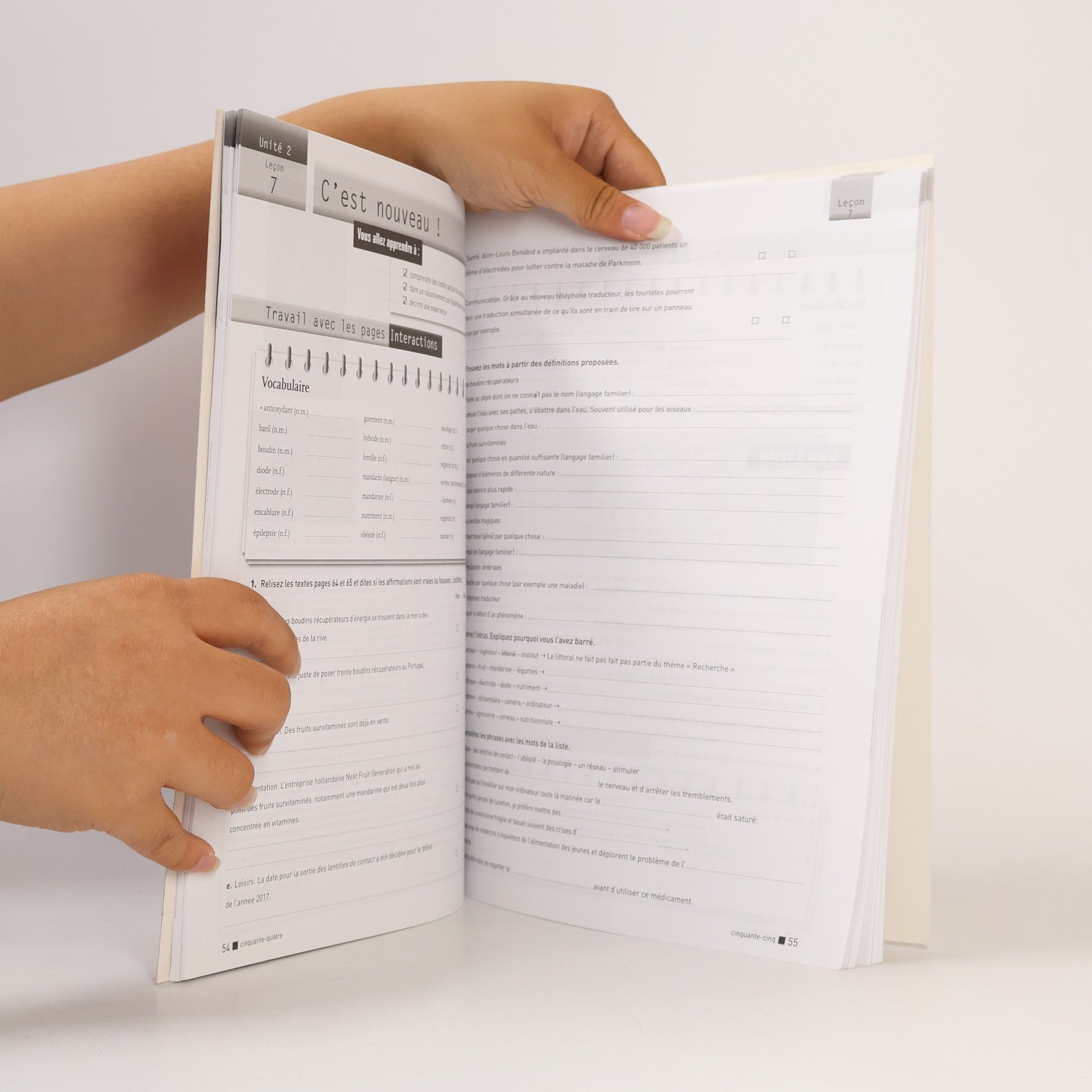 Stéphanie Callet Écho B2 : méthode de français. Cahier personnel d'apprentissage