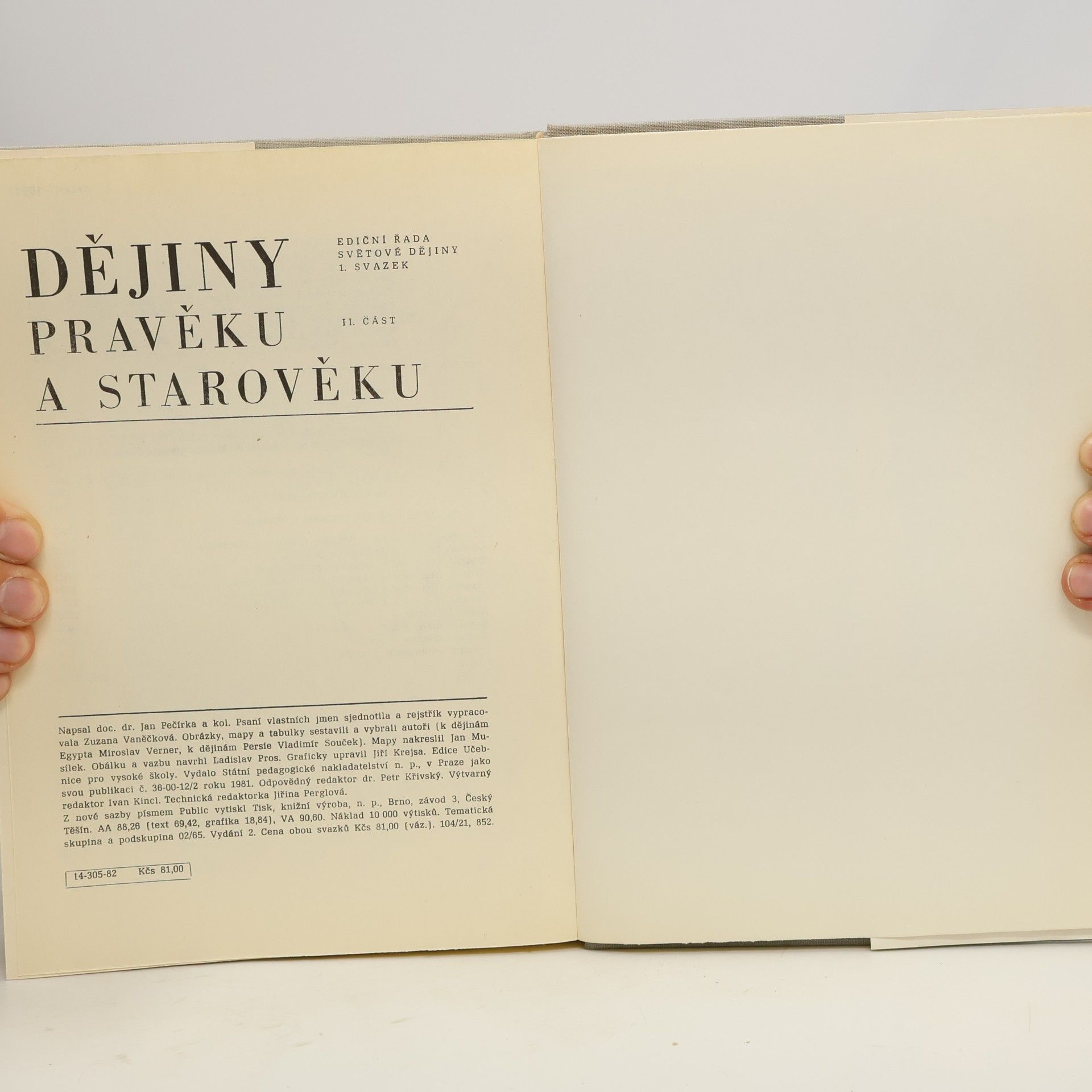 Various authors Dějiny pravěku a starověku. 2. díl