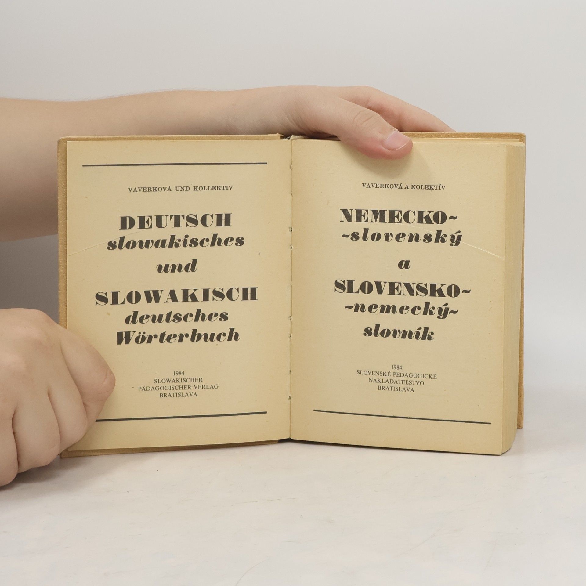 Kolektiv autorů Nemecko-slovenský a slovensko-nemecký slovník
