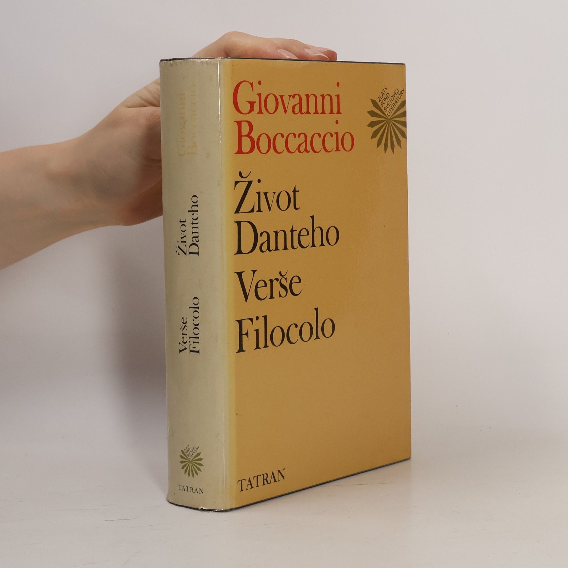 Giovanni Boccaccio Život Danteho, Verše, Filocolo