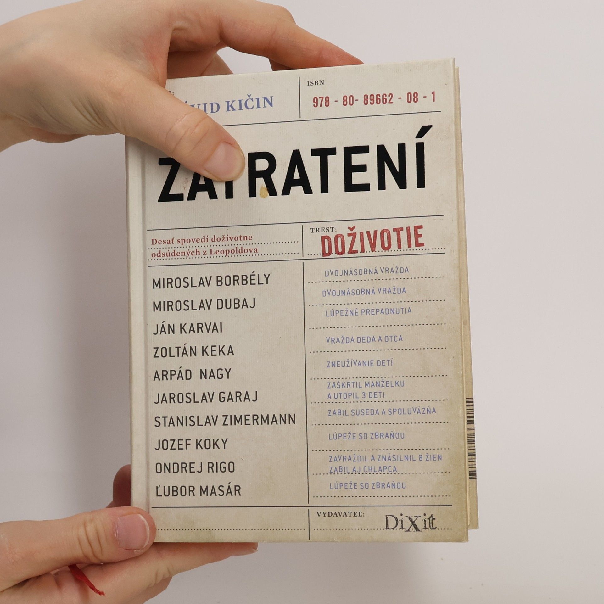 Dávid Kičin Zatratení
