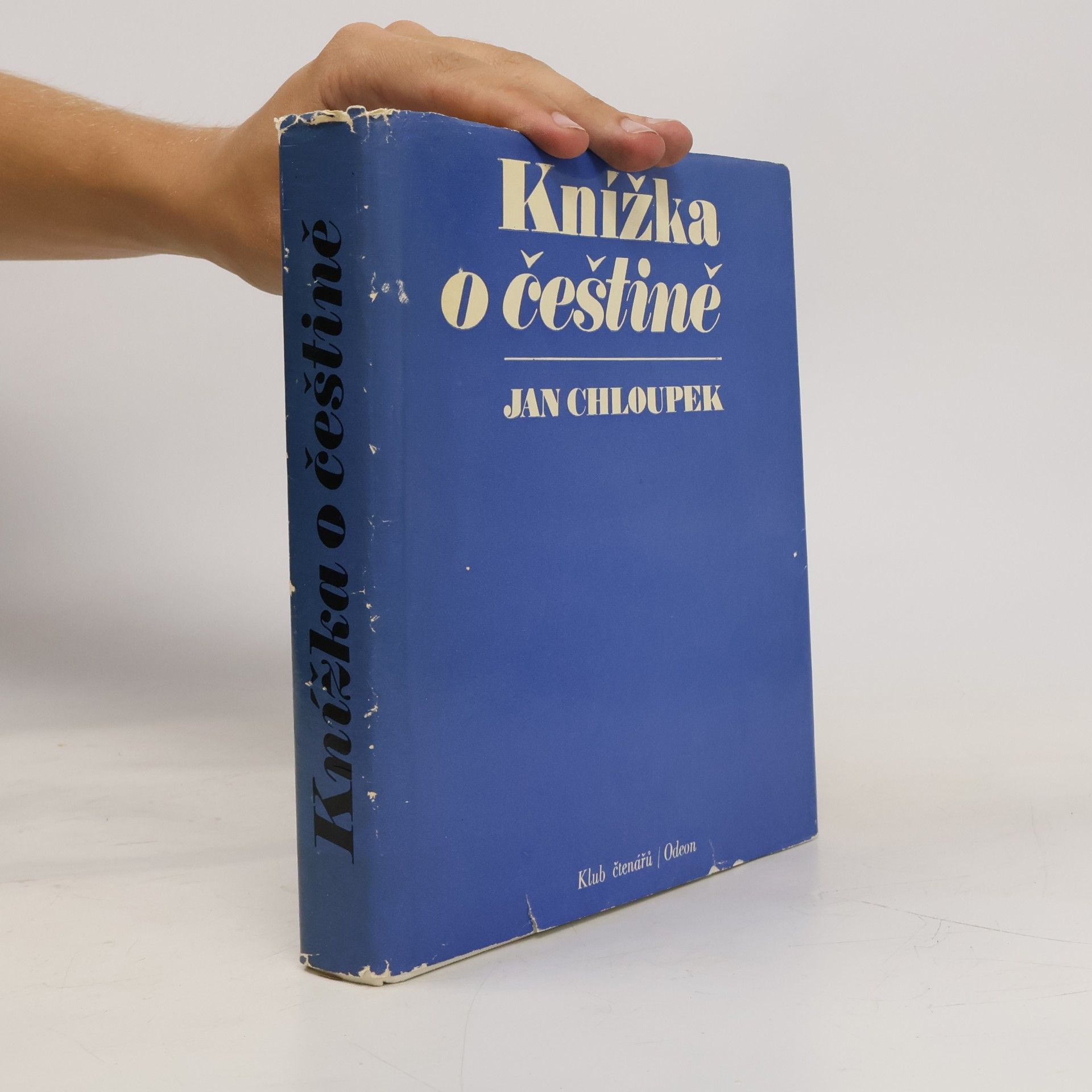 Jan Chloupek Knížka o češtině