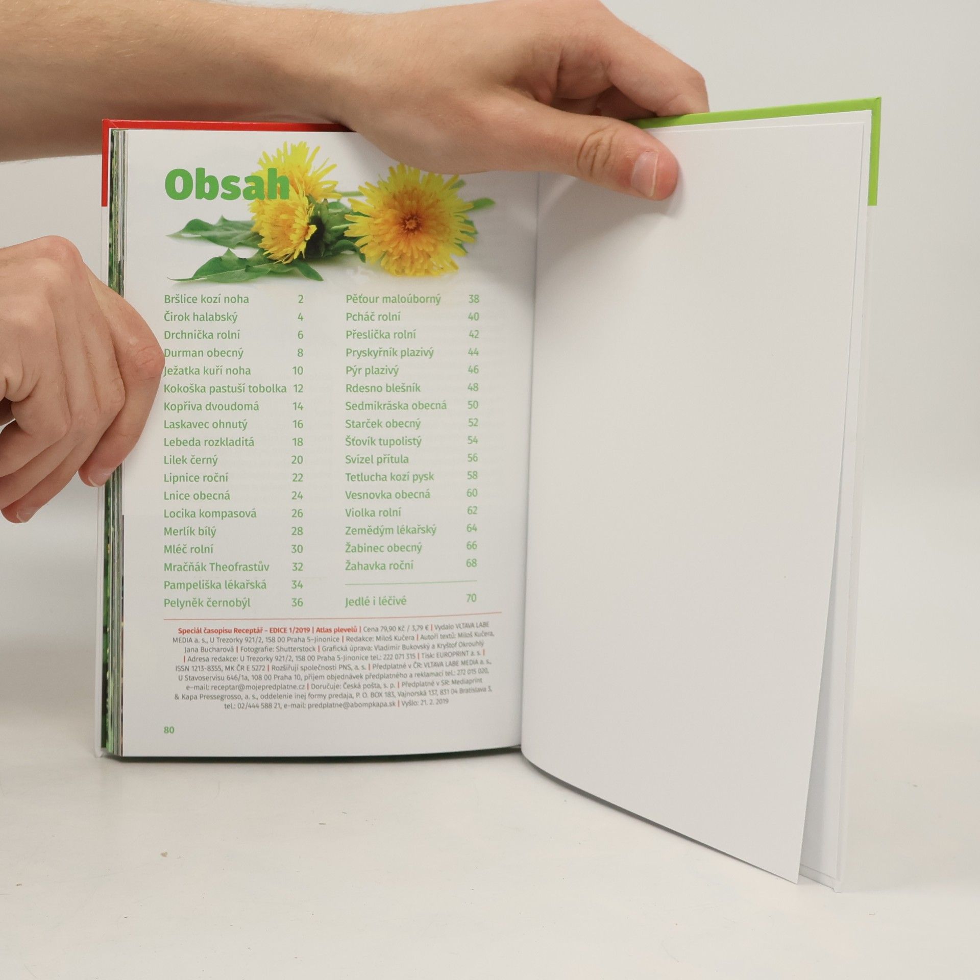 Miloš Kučera Atlas plevelů