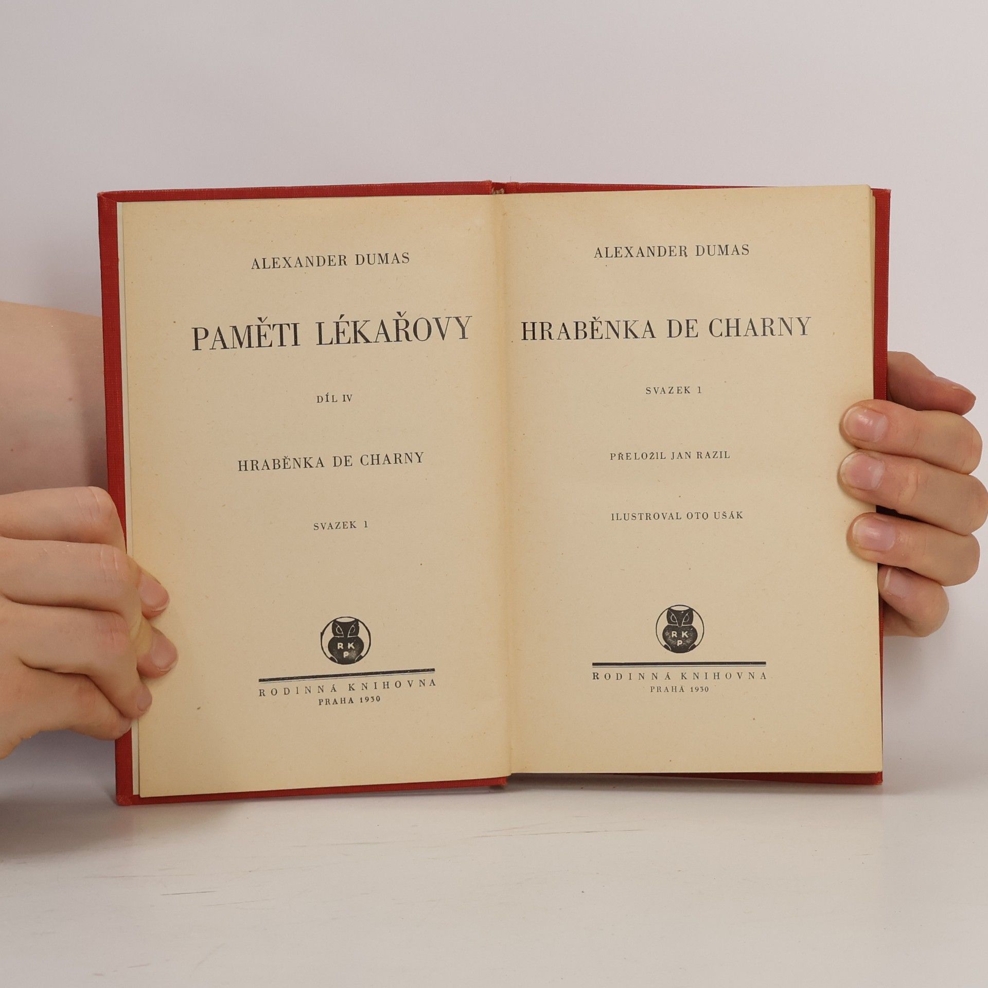 Alexandre Dumas Paměti lékařovy IV. Hraběnka de Charny I.
