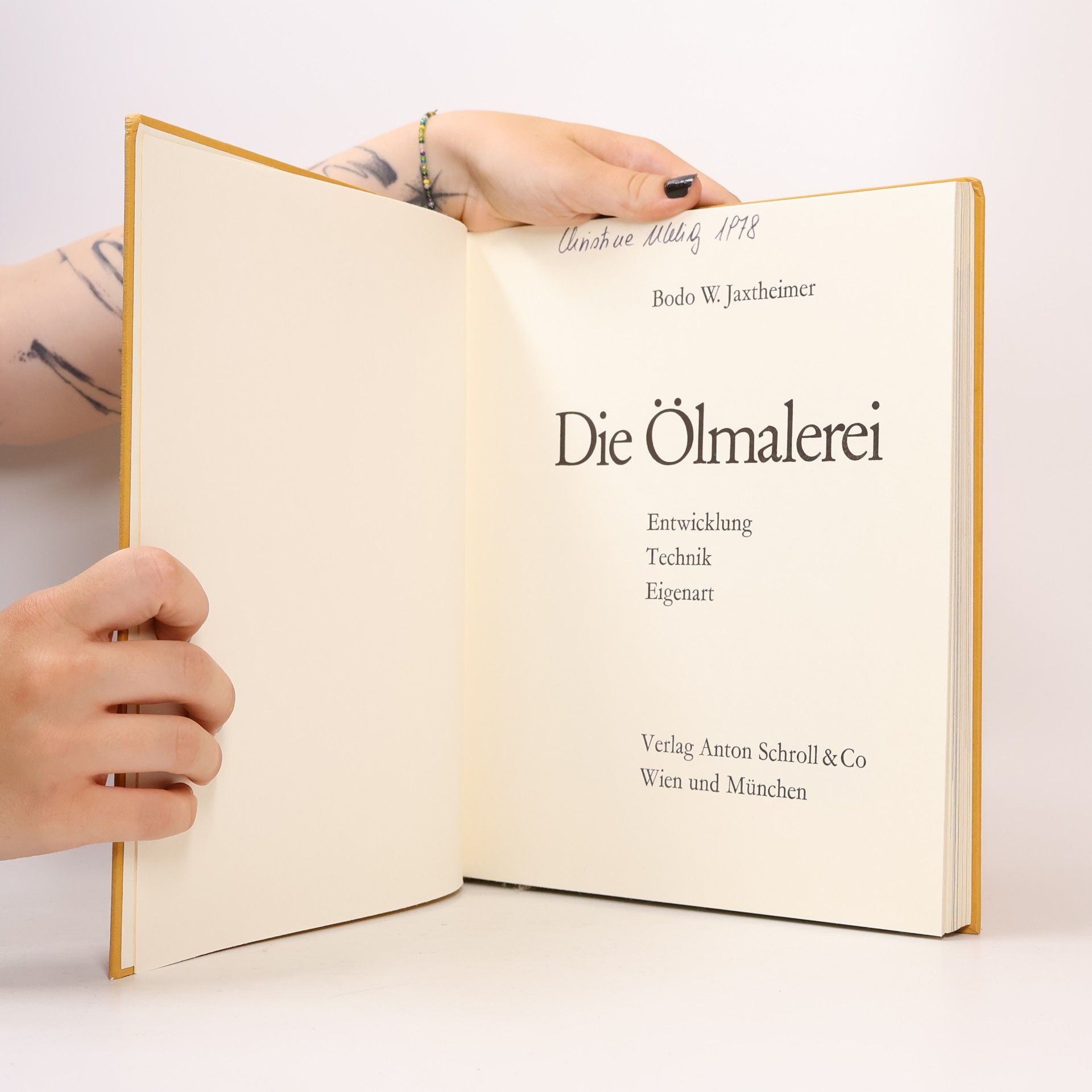 Bodo W. Jaxtheimer Die Ölmalerei