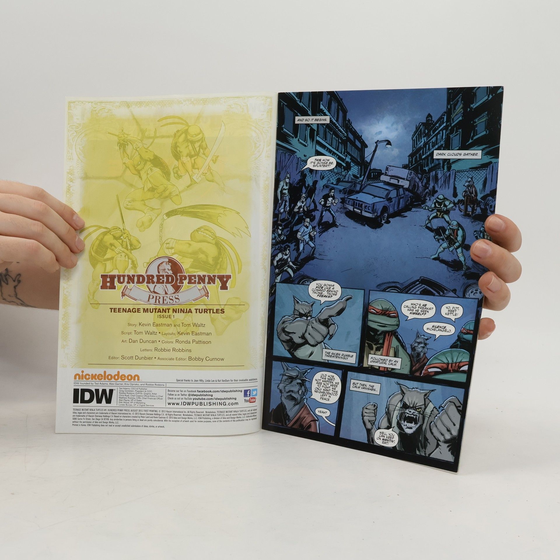 Collectif d'auteurs Teenage Mutant Ninja Turtles 1. Hundred Penny Press