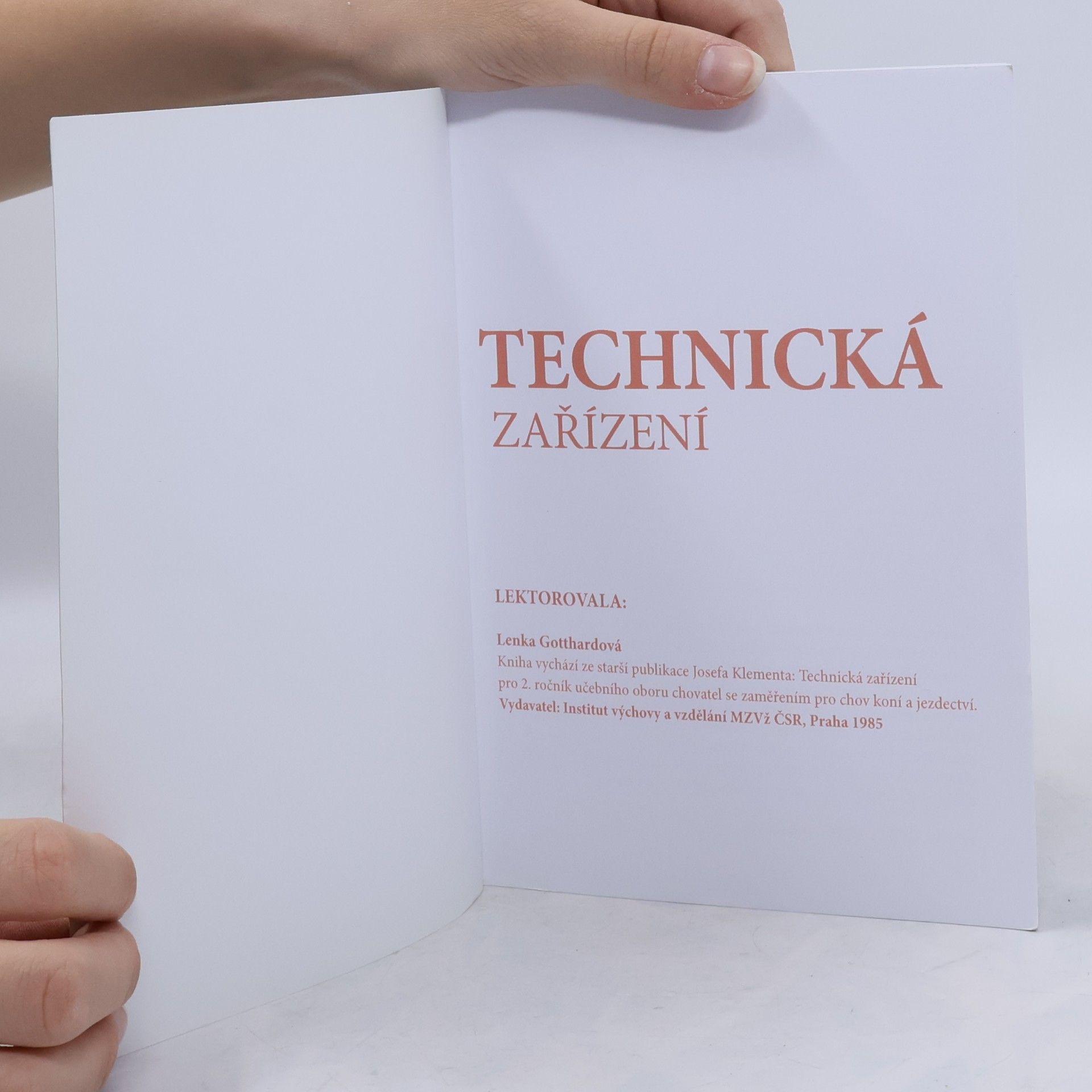 Lenka Gotthardová Technická zařízení