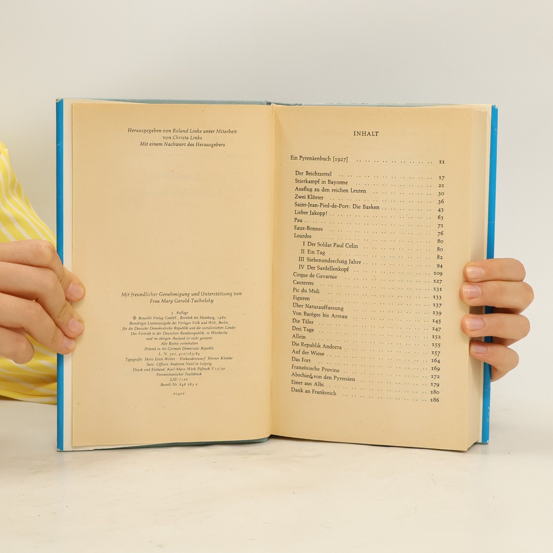 Kurt Tucholsky Ein Pyrenäenbuch