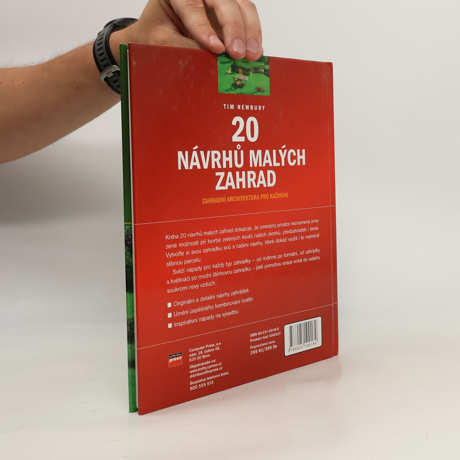 Tim Newbury 20 návrhů malých zahrad : [zahradní architektura pro každého]