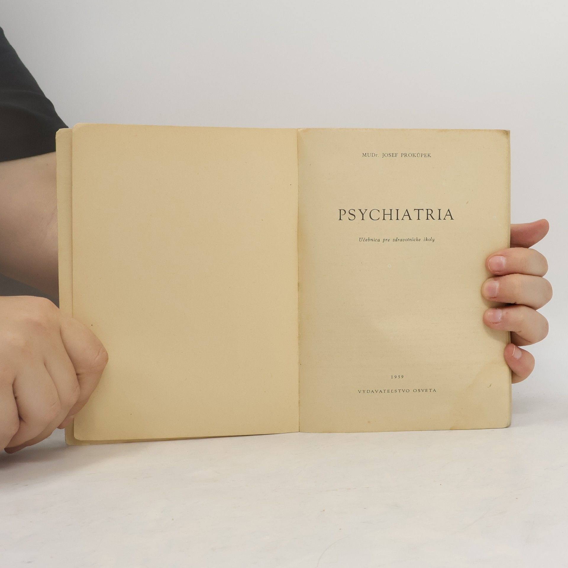 Josef Prokůpek Psychiatria