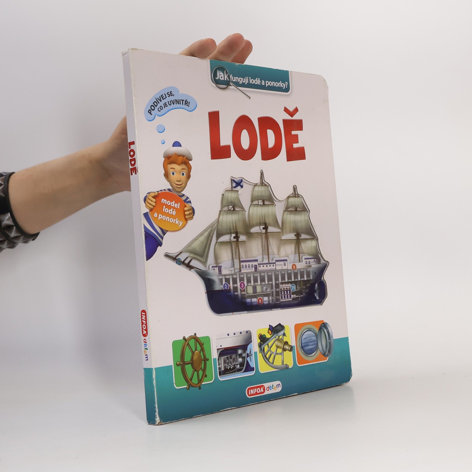 Lodě : jak fungují lodě a ponorky? (interaktivní kniha)