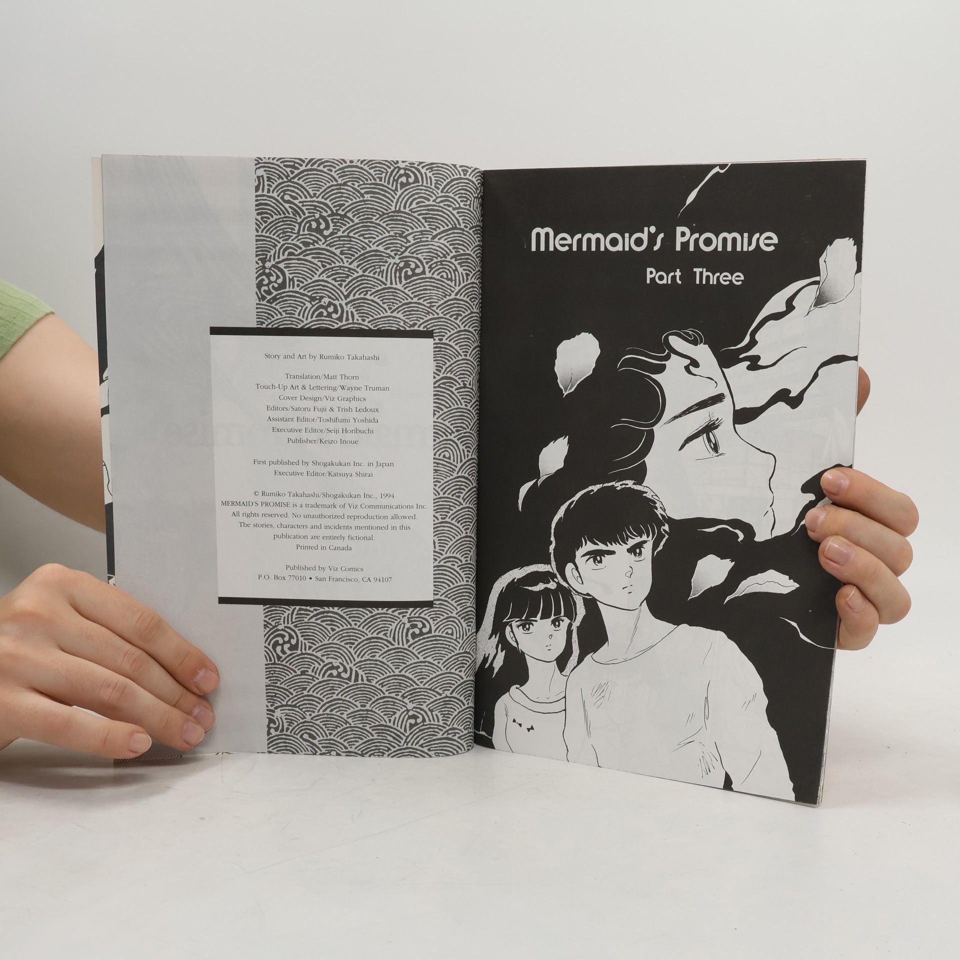 Rumiko Takahashi Mermaid's Promise 3