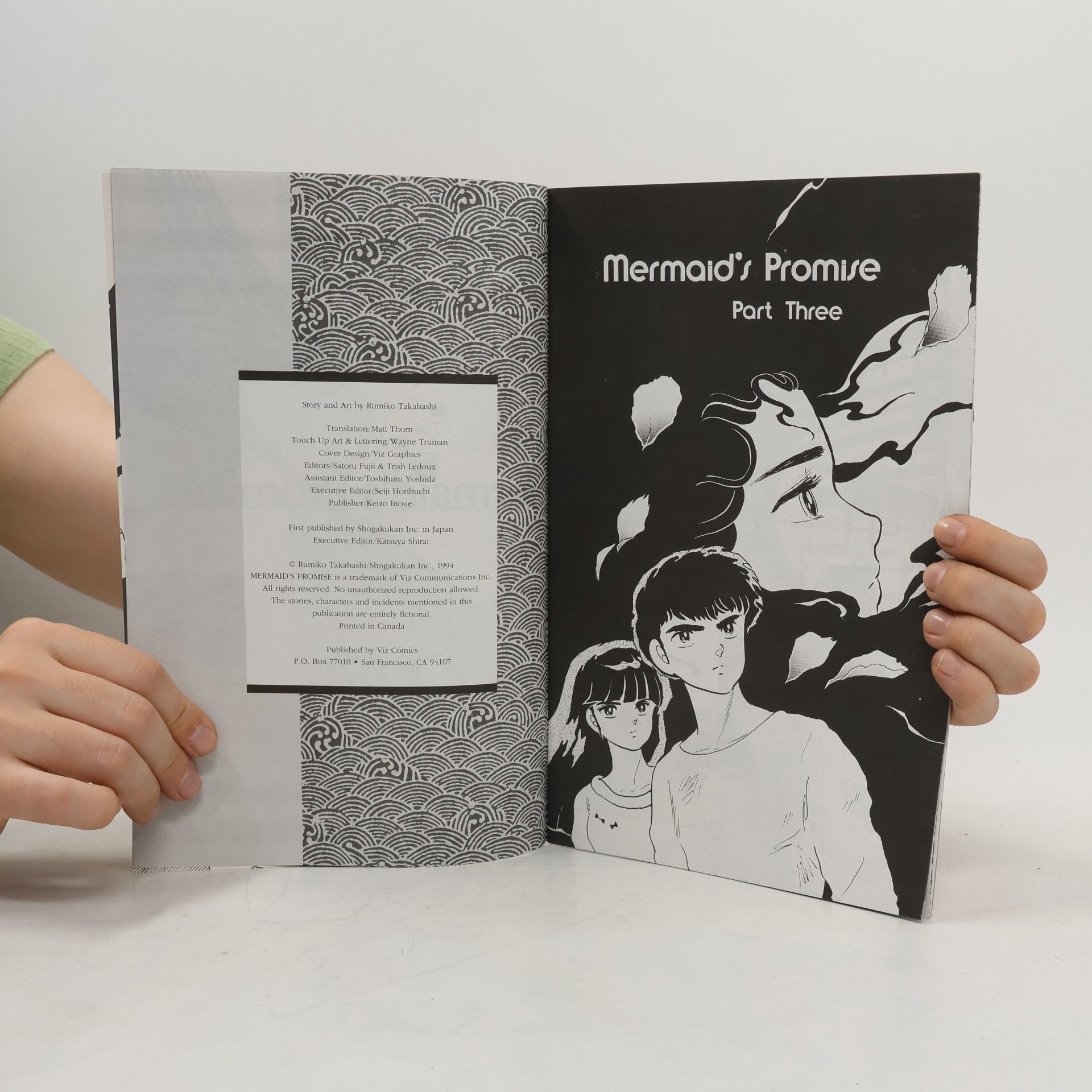 Rumiko Takahashi Mermaid's Promise 3