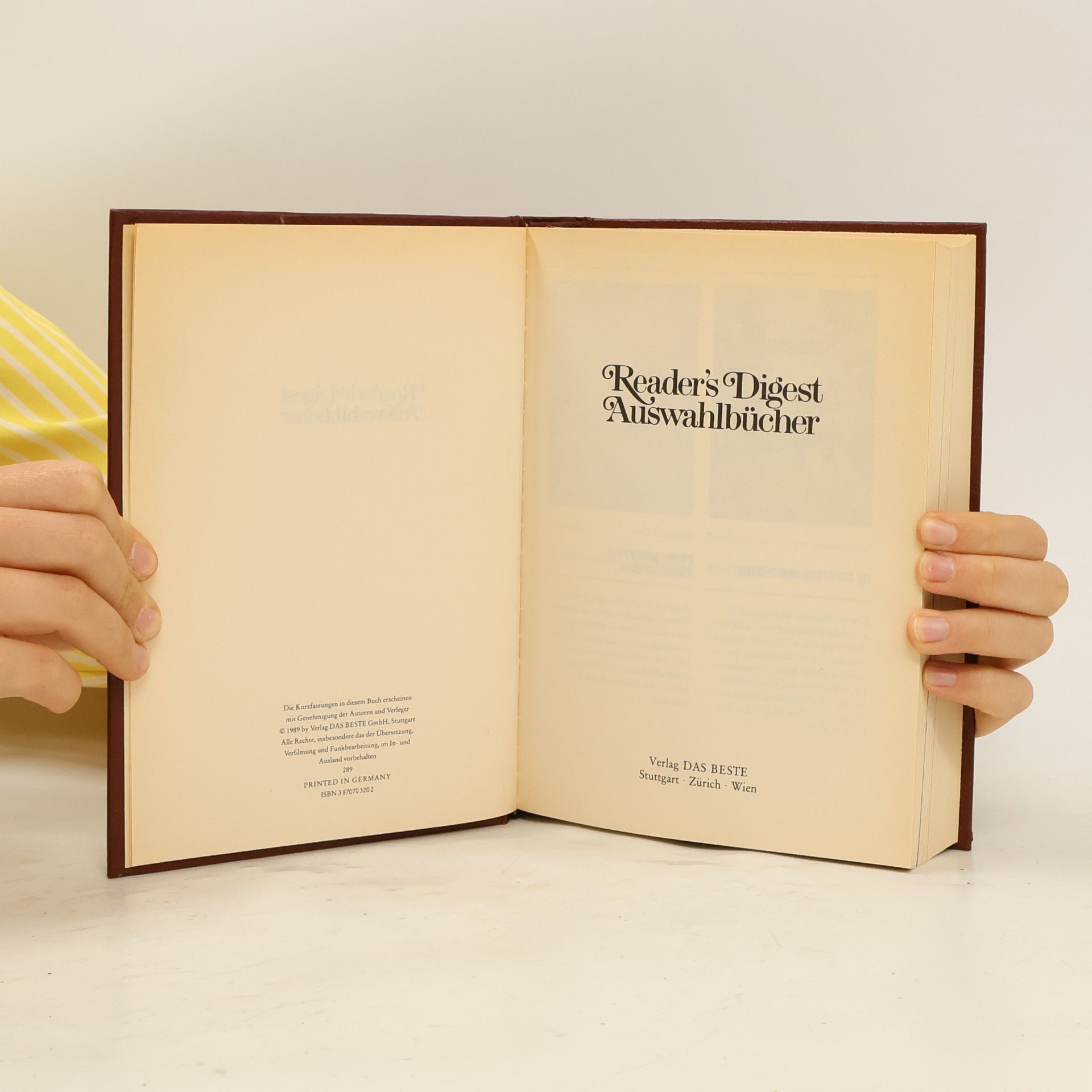 Sidney Sheldon Reader's Digest Auswahlbücher