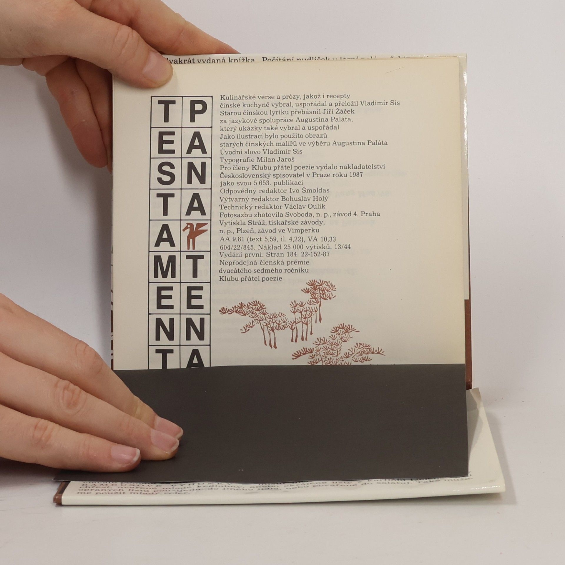 Jiří Žáček Testament pana Tena
