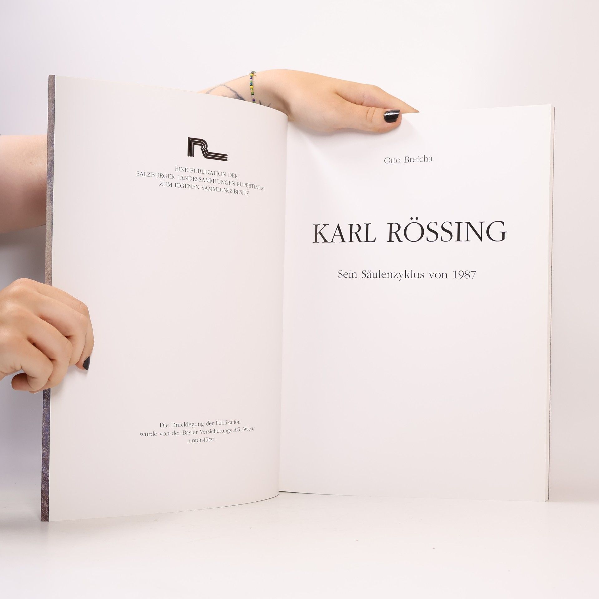 Karl Rössing Sein Säulenzyklus von 1987