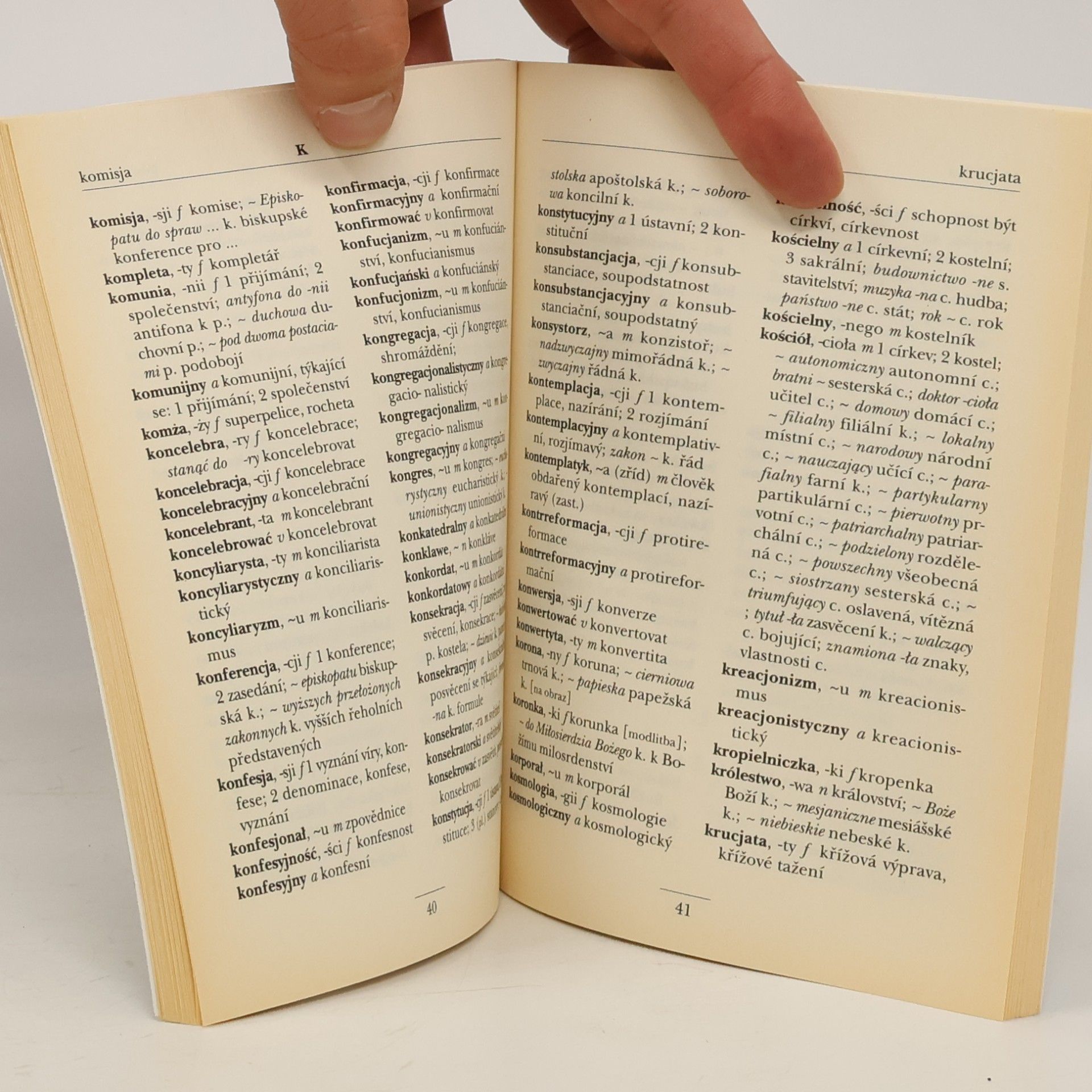 Walerian Bugel Příruční polsko-český slovník teologického názvosloví