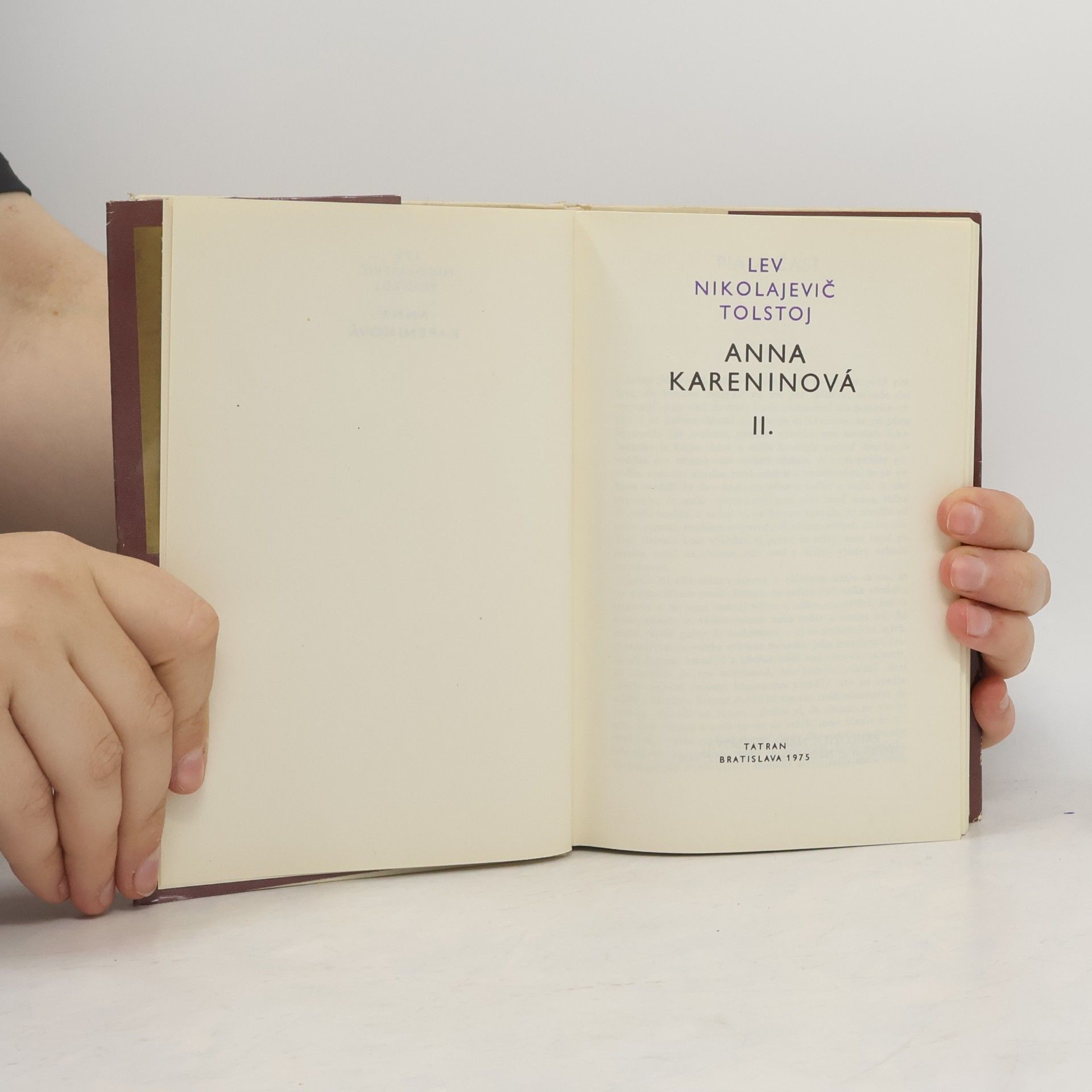 Lew Nikolajewitsch Tolstoi Anna Kareninová II.