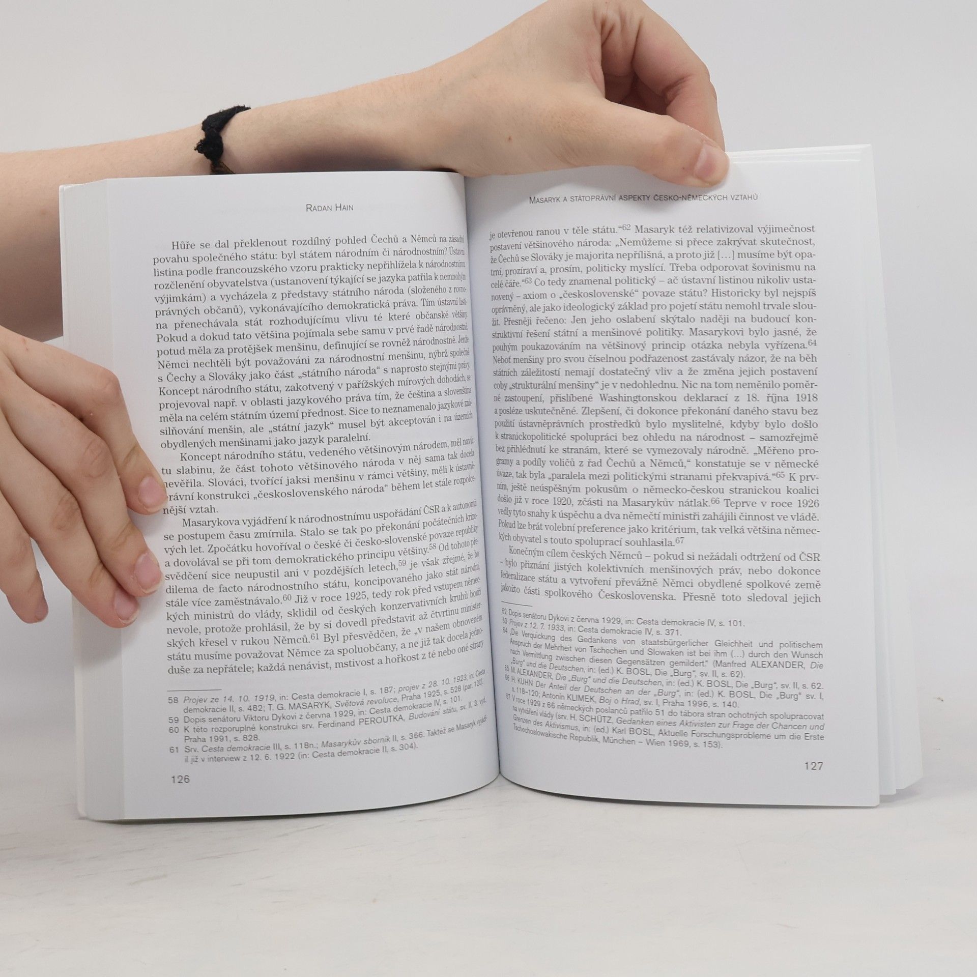 Autorenkollektiv Češi a Němci v pojetí a politice T. G. Masaryka