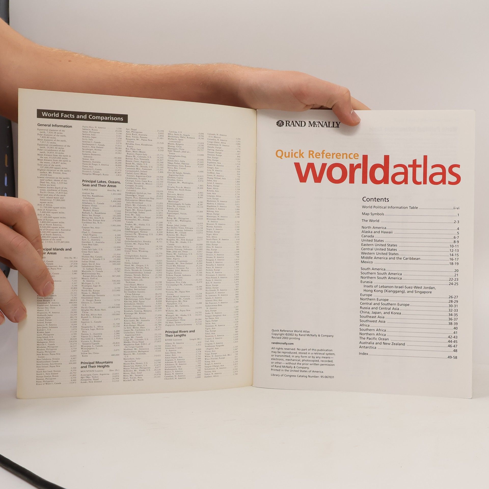 Rand McNally and Company Rand McNally Quick Reference World Atlas